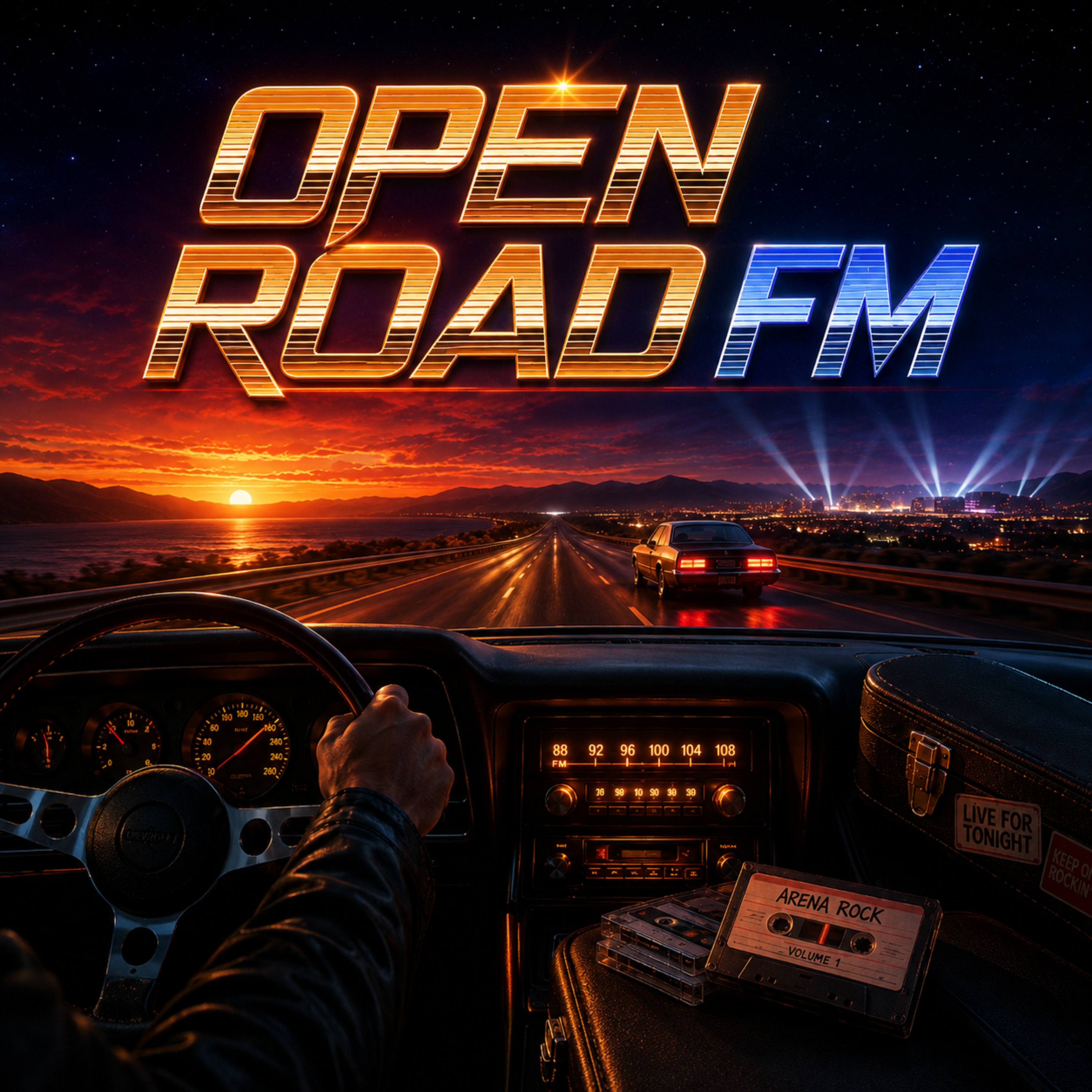 Open Road FM by Crashing Lyrics cover art