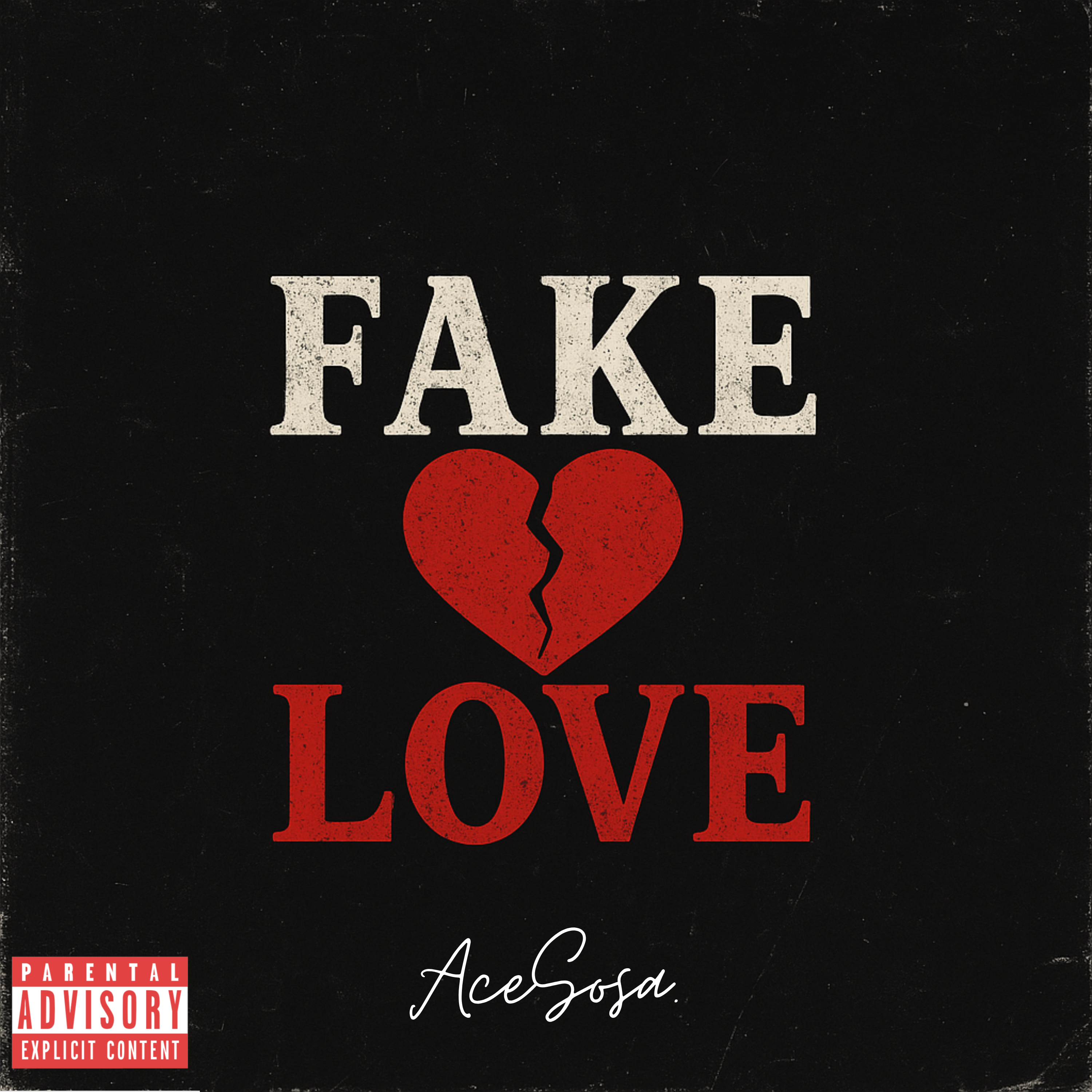 FAKE LOVE artwork