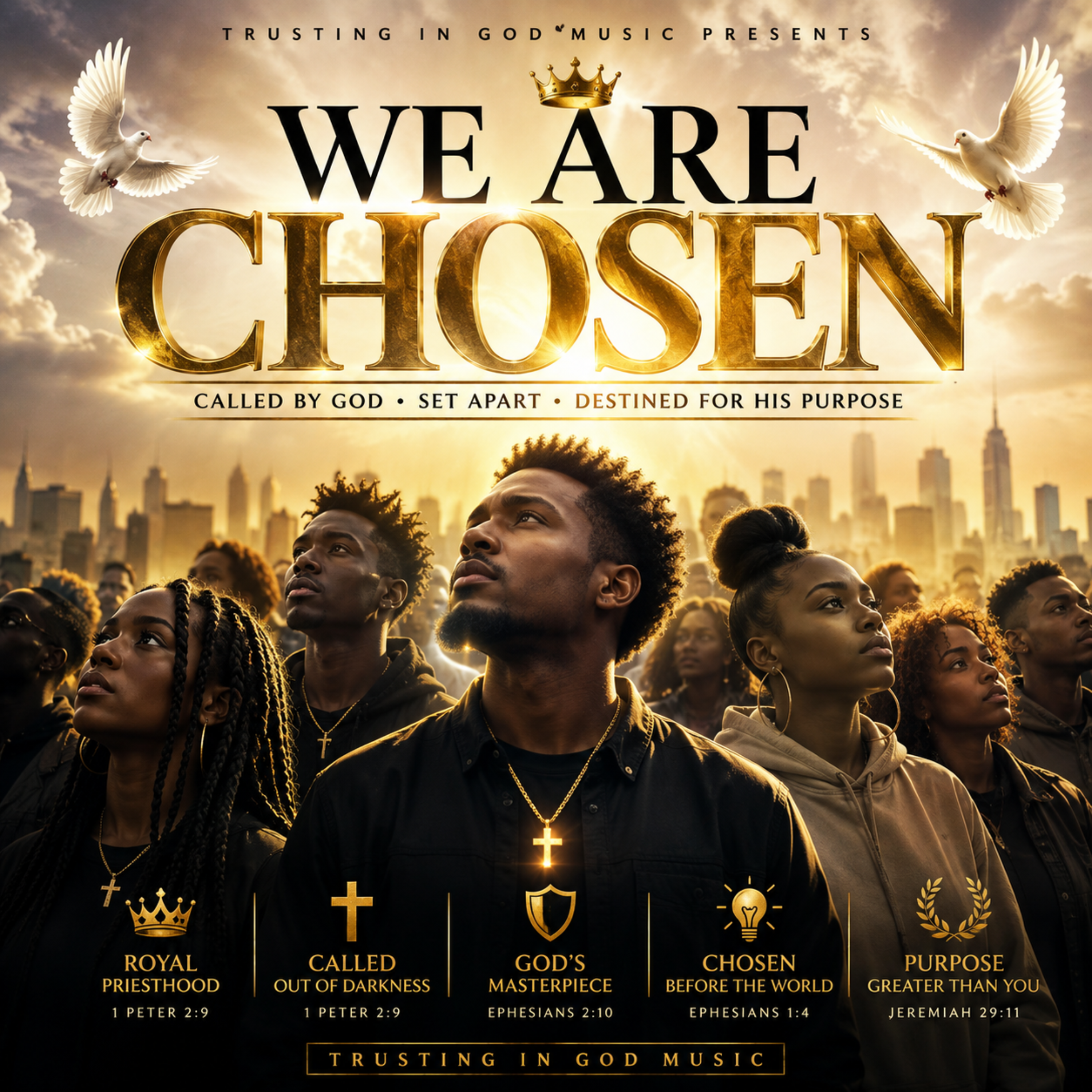 We Are Chosen by Trusting in God Music cover art