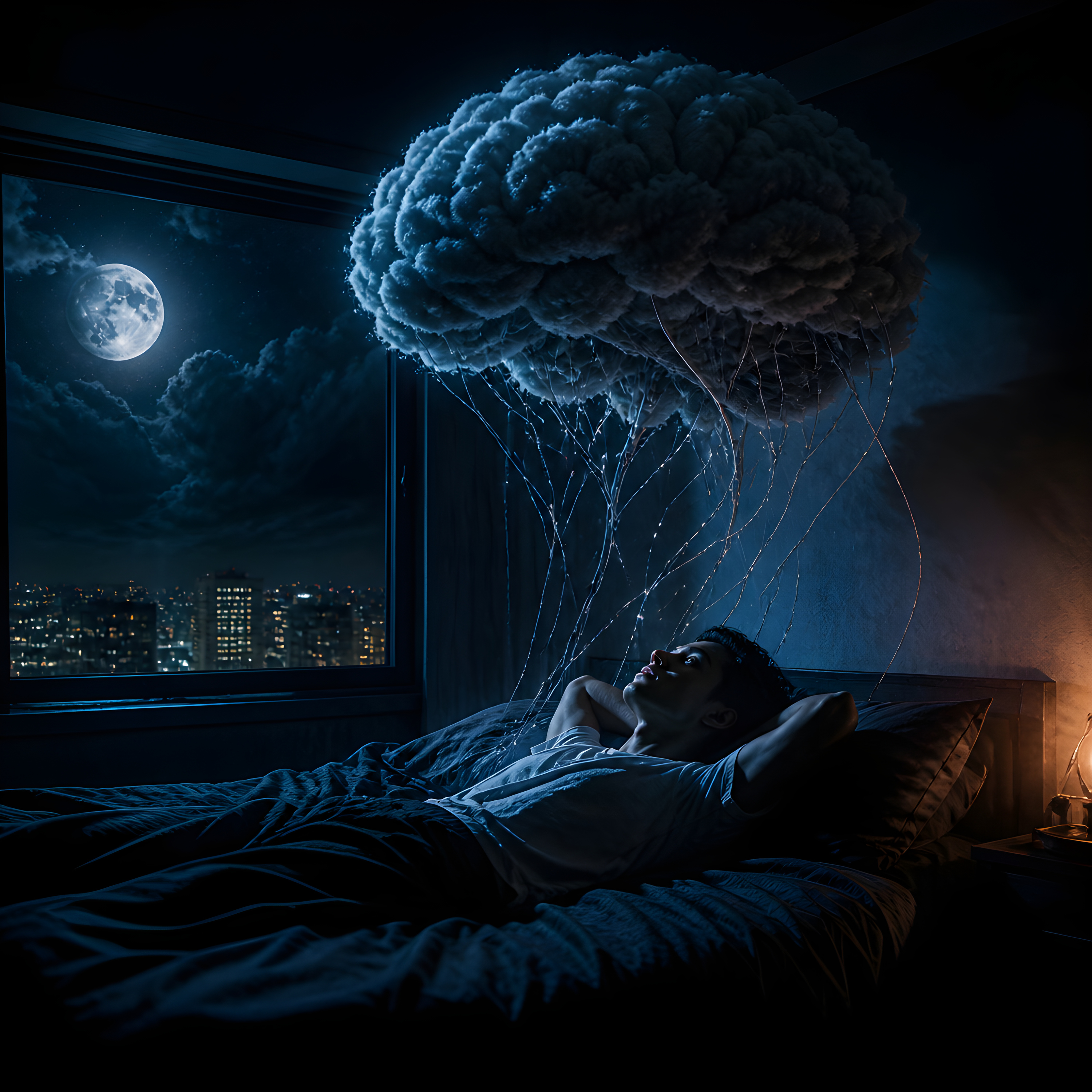 De Noche Pienso de Más by ASHER NOE cover art
