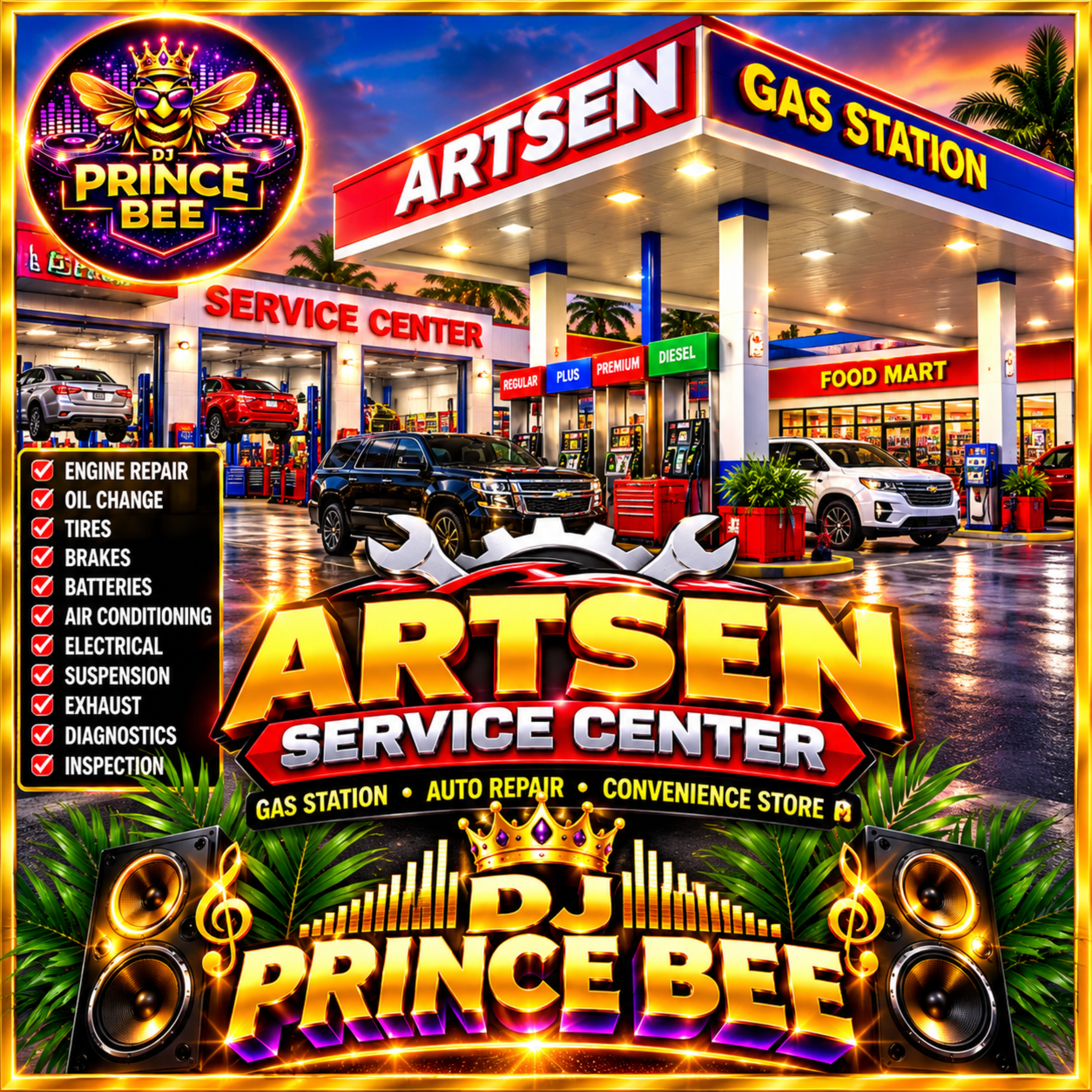 Artsen Service Center by DJ PRINCE BEE cover art