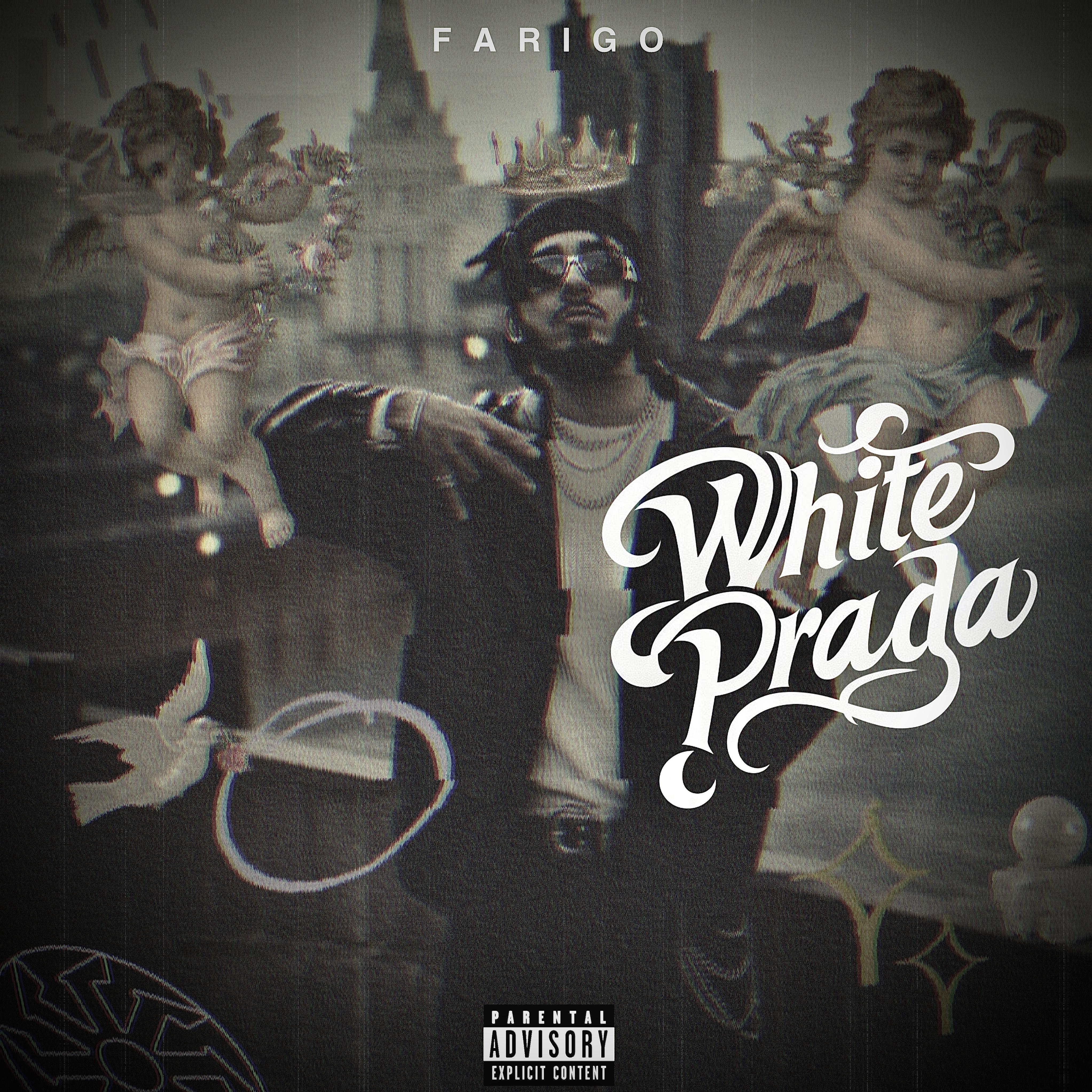 White Prada artwork