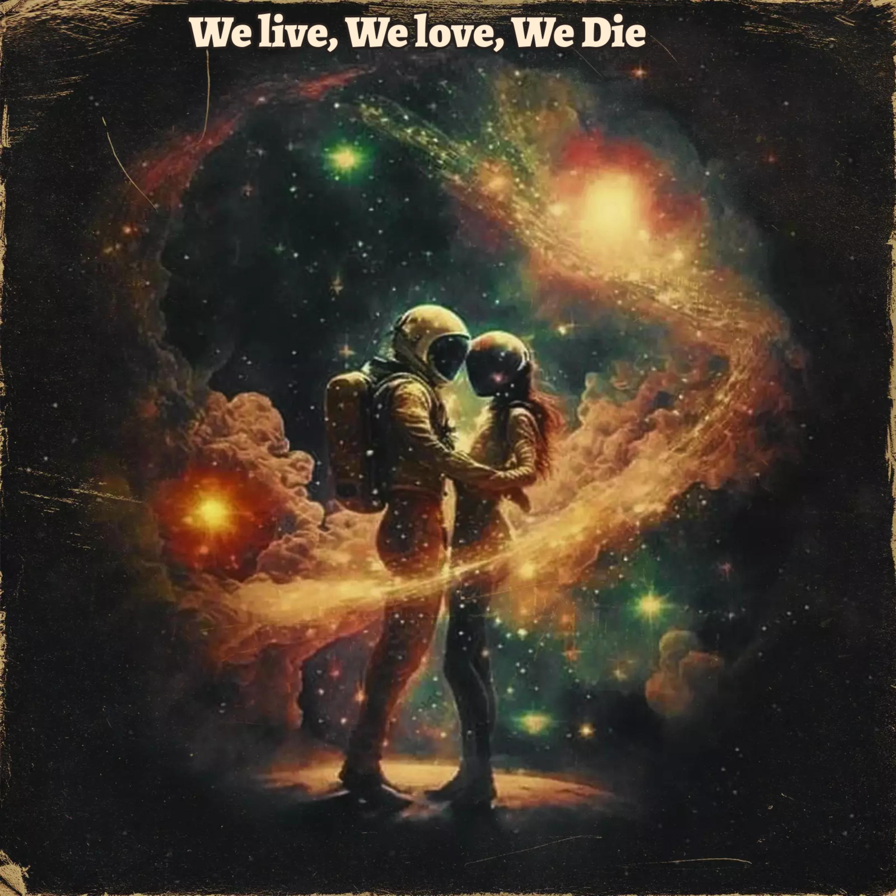 We live, We love, We Die artwork
