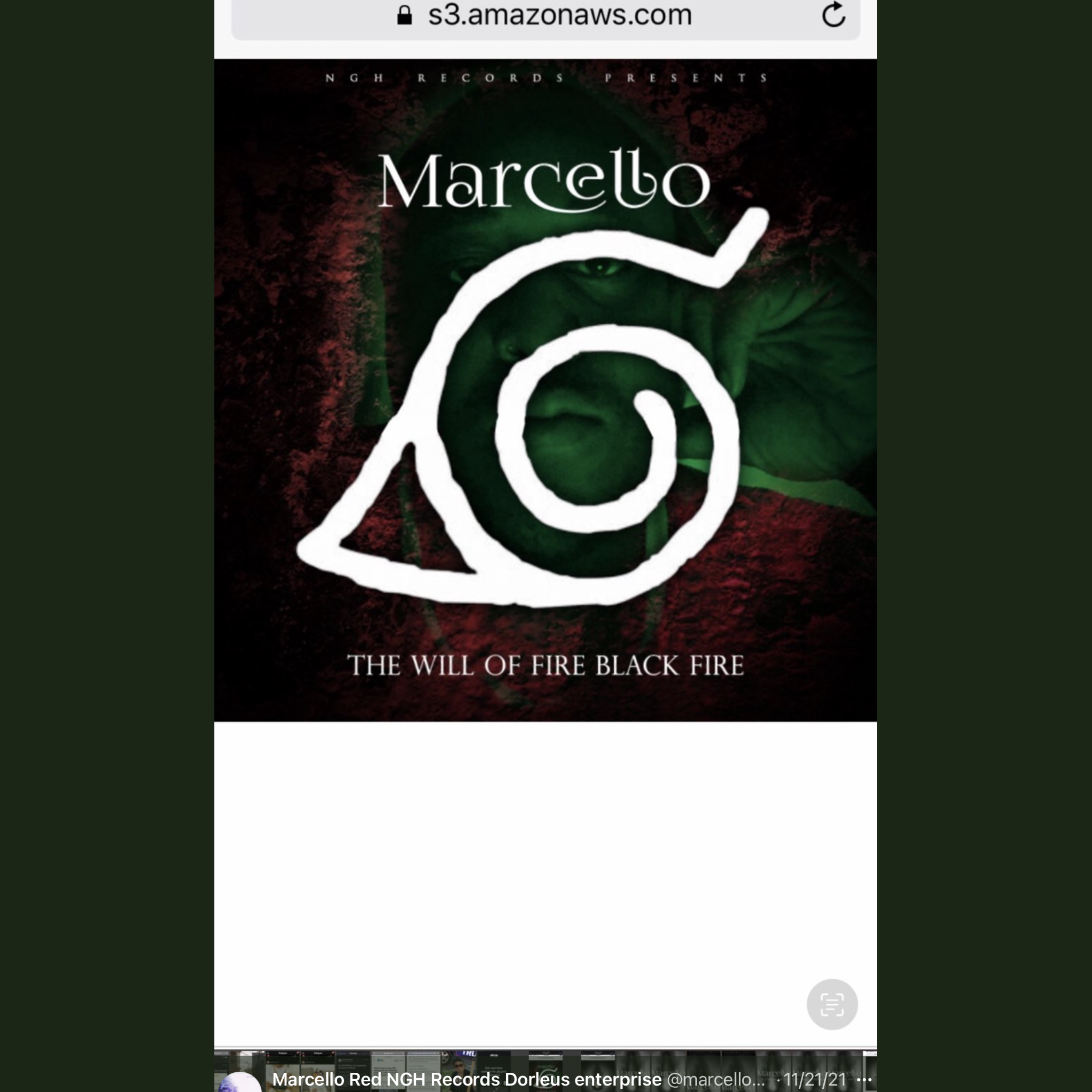 The will of fire black fire artwork