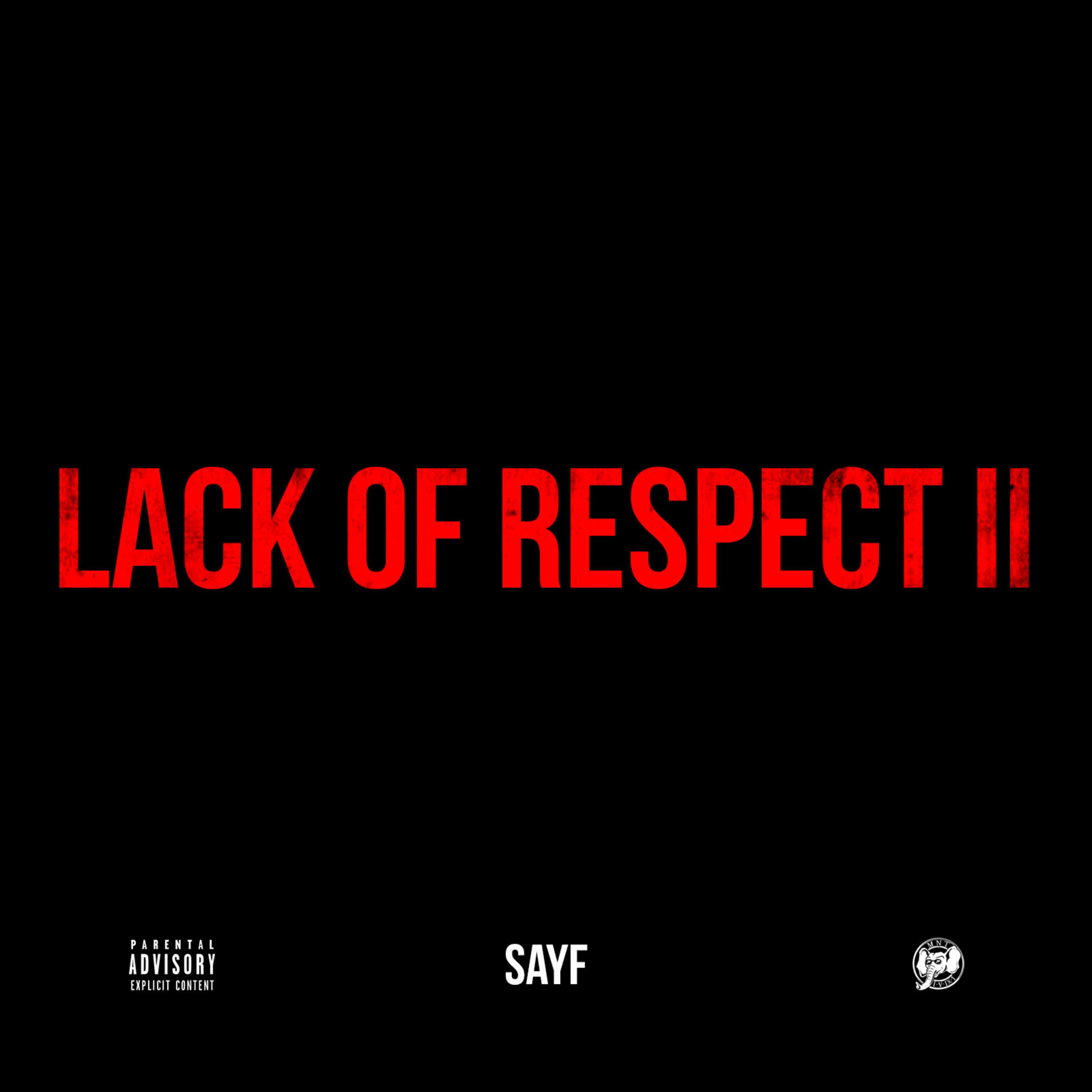 Lack Of Respect II artwork