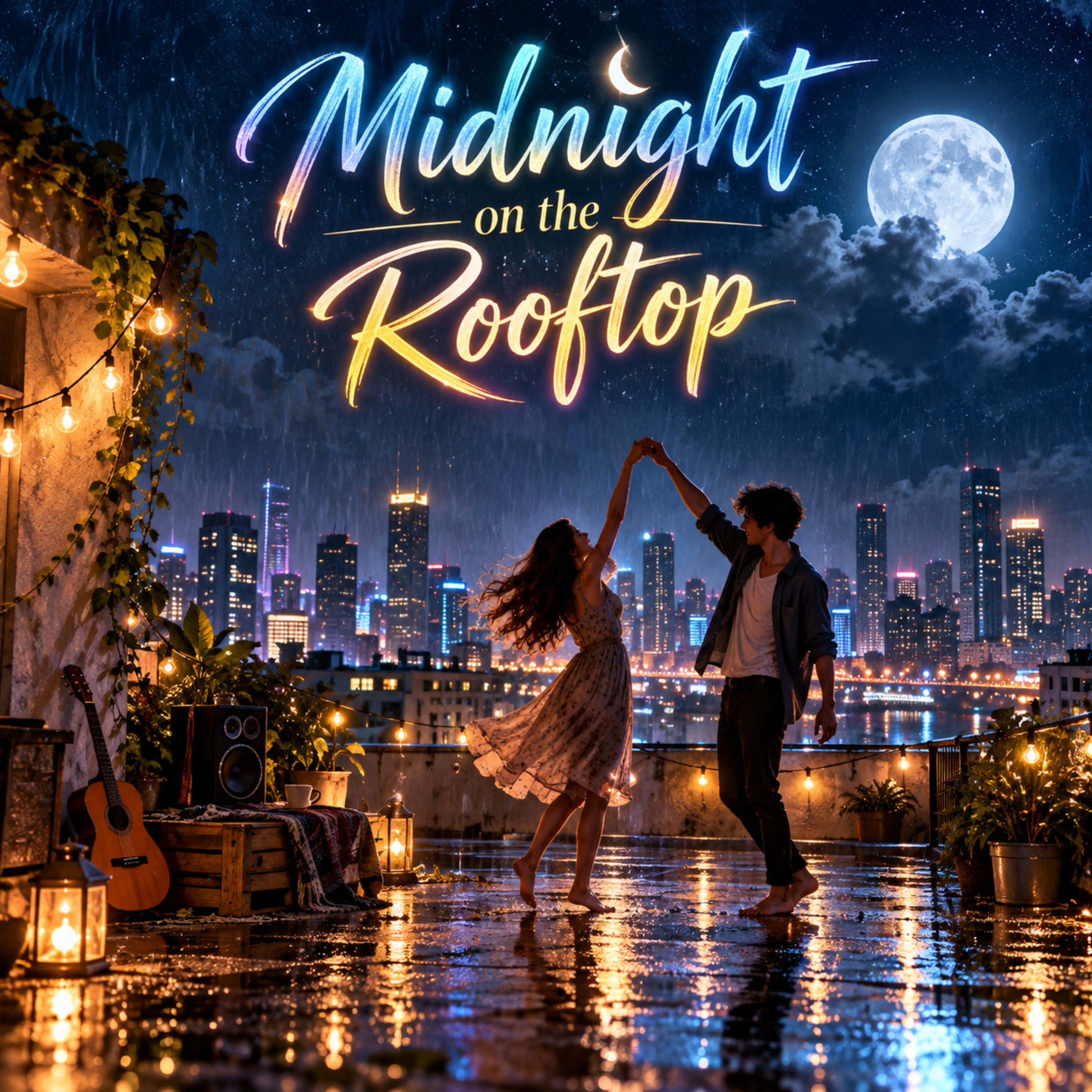 Midnight on the Rooftop by Roshan Wishwajith cover art