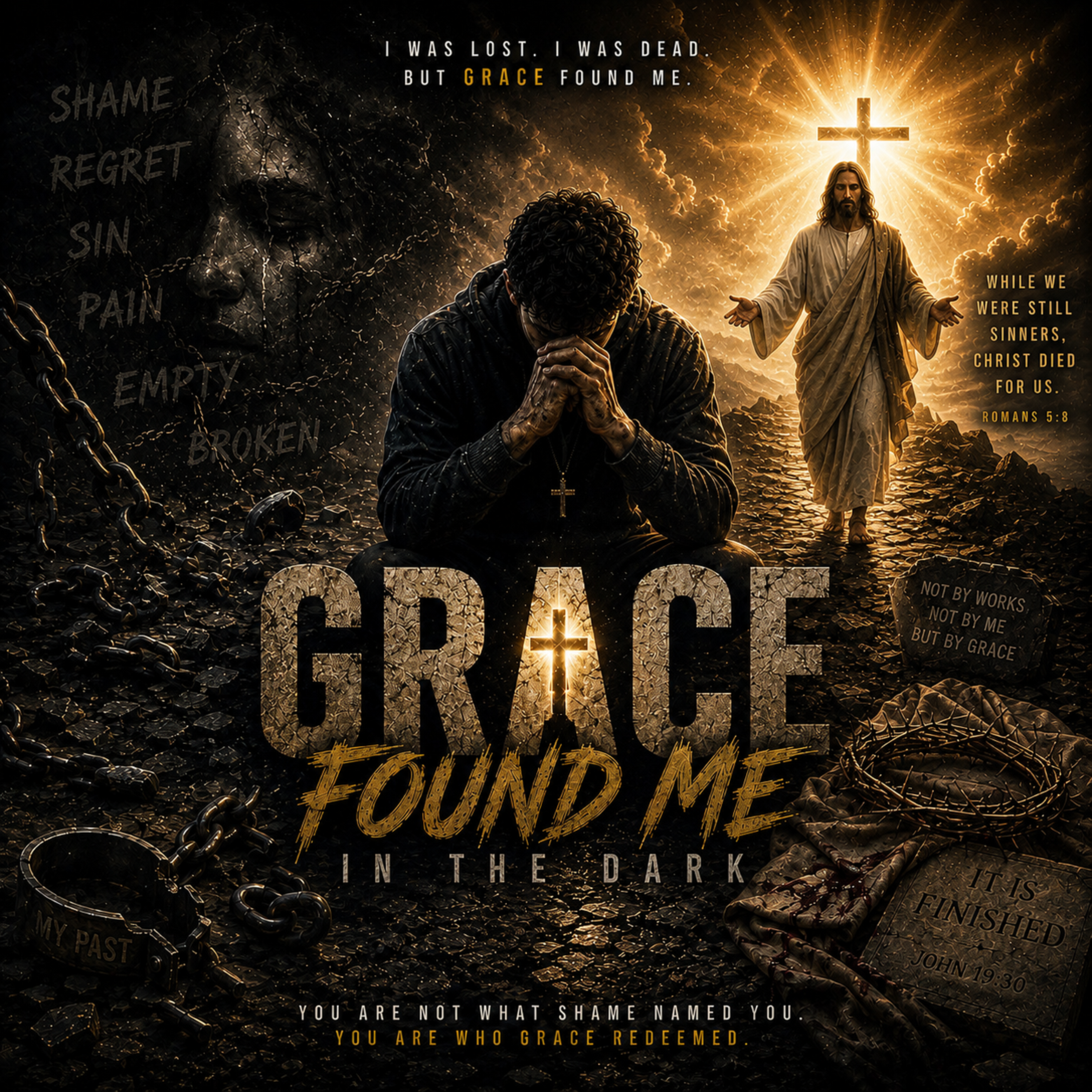 Grace Found Me In The Dark by Peter Tavale cover art