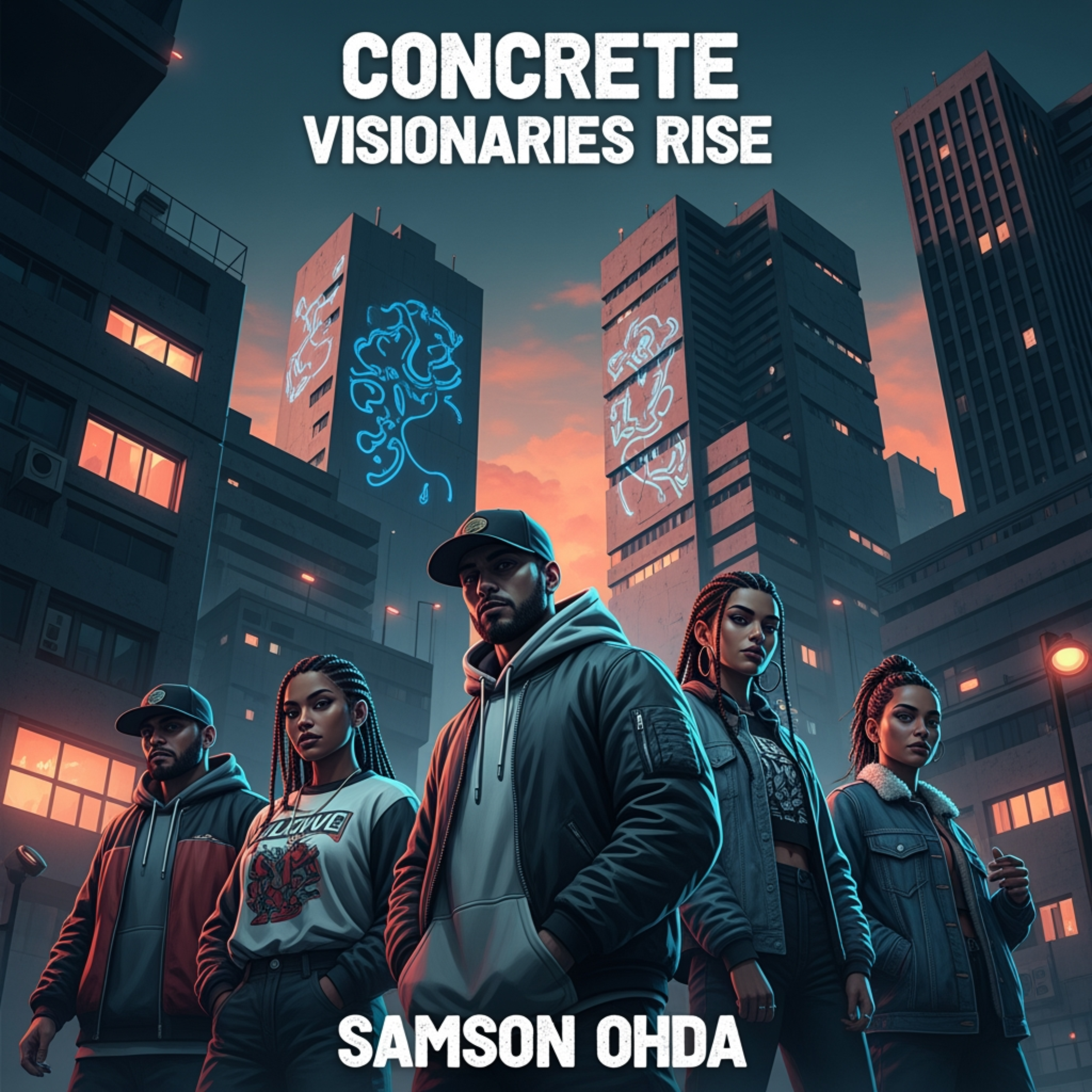 Concrete Visionaries Rise by Samson Ohda  cover art