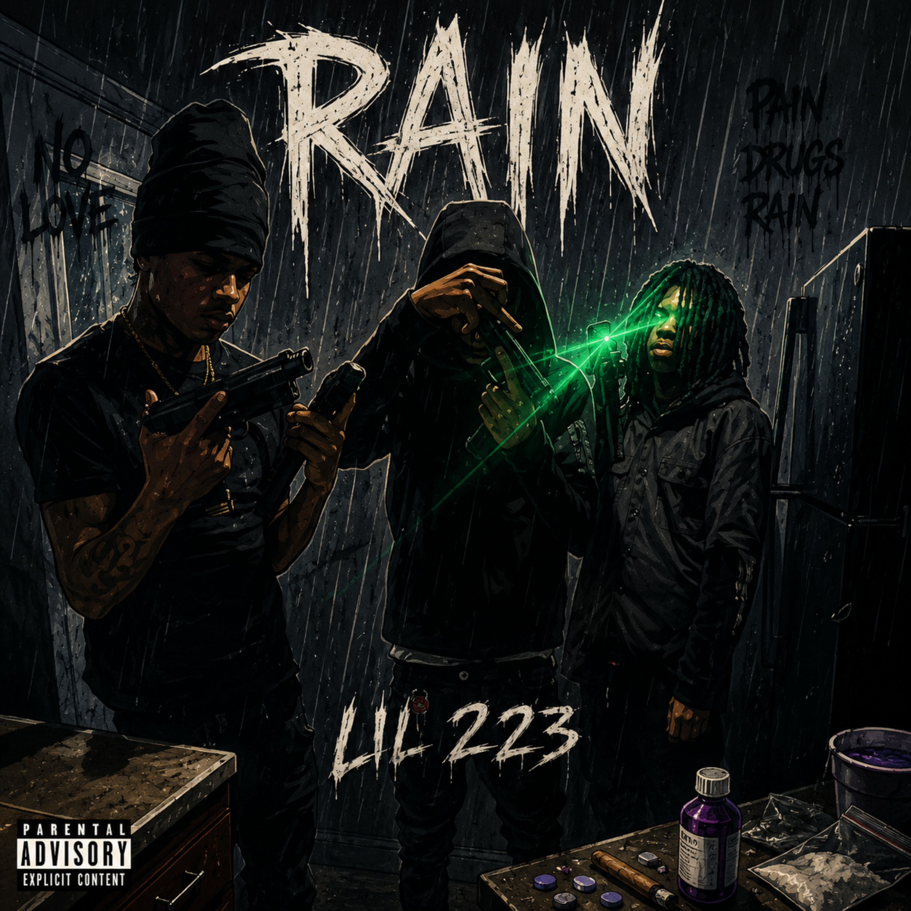 Rain by Lil 223 cover art