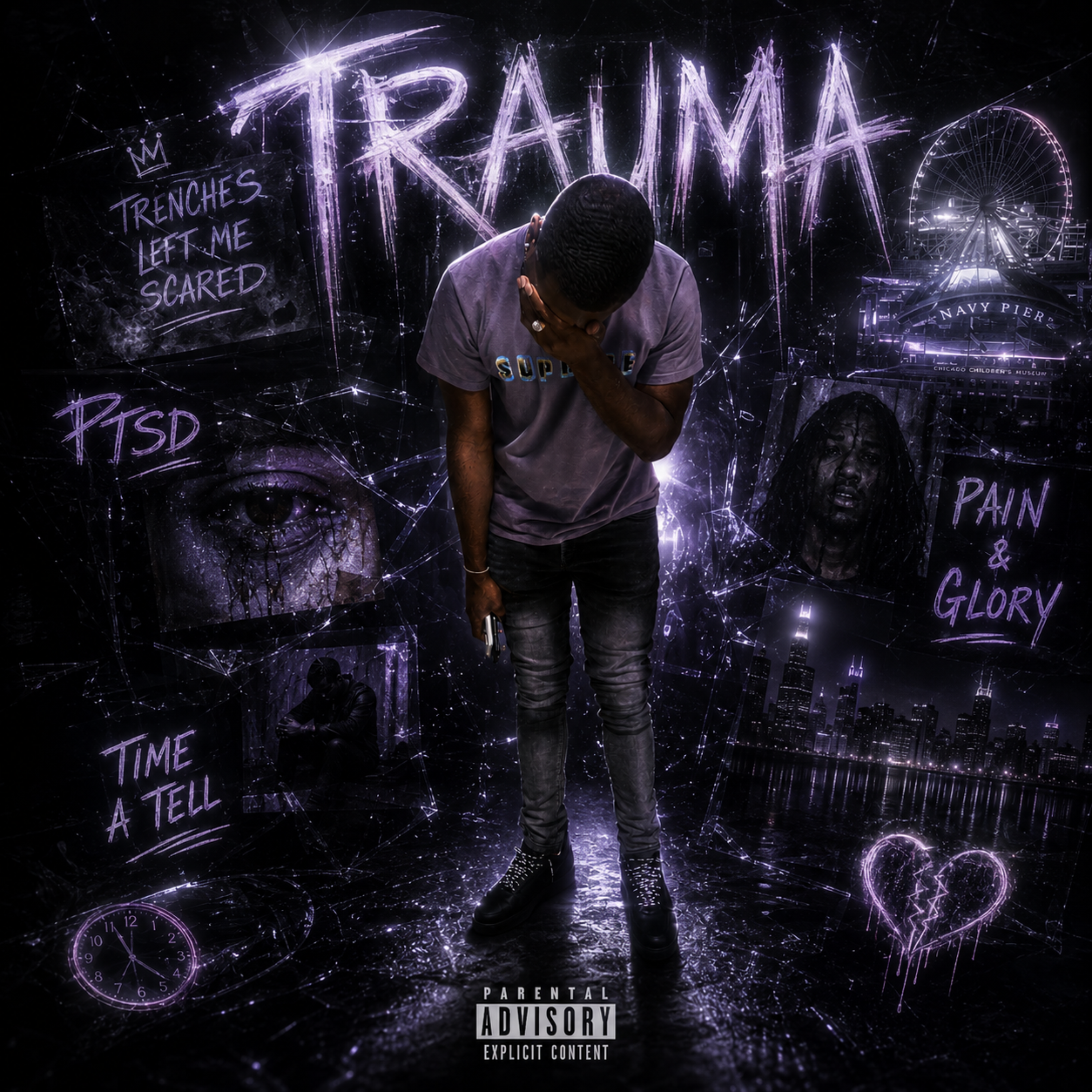 TRAUMA by Mike Glo cover art