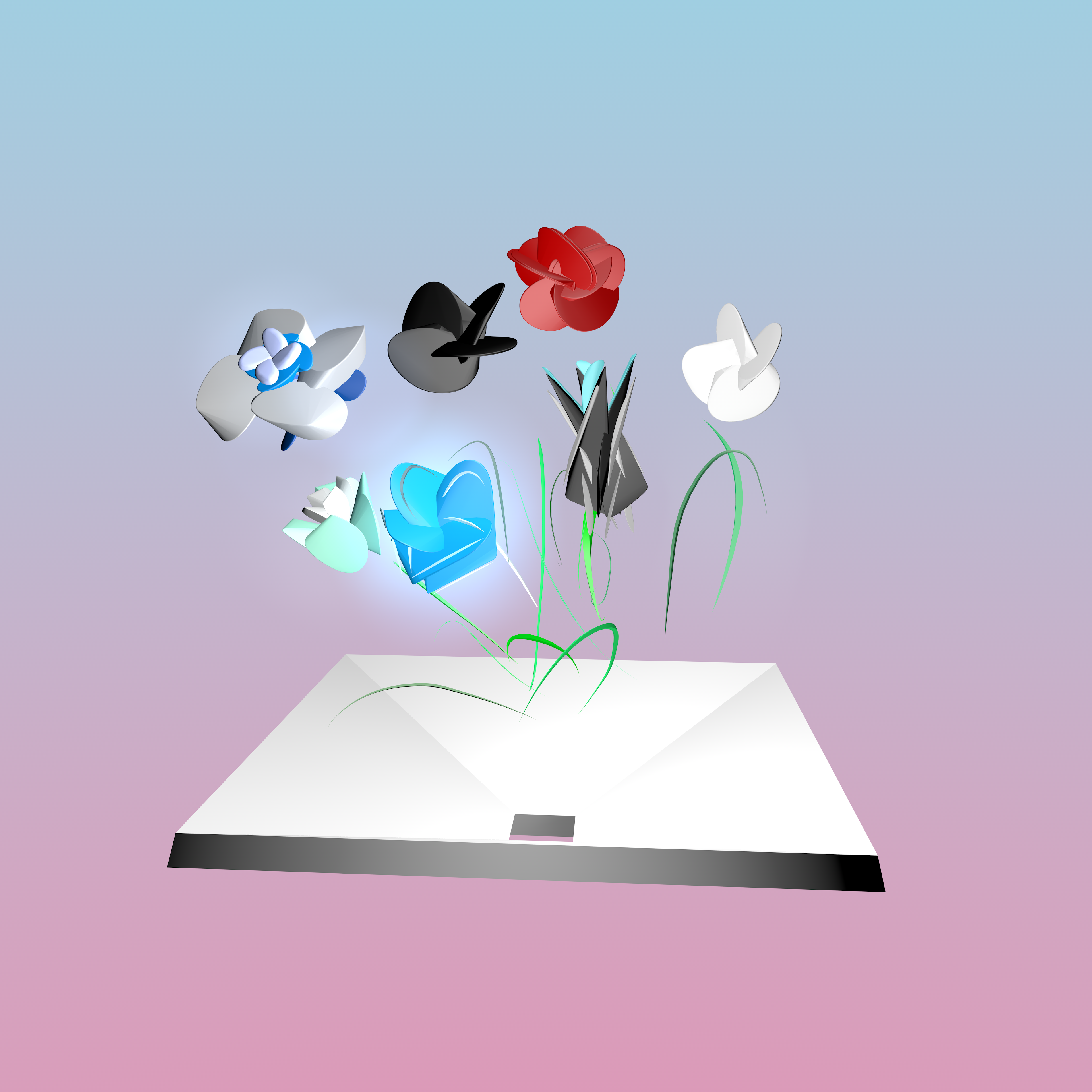 Chrome Petals artwork