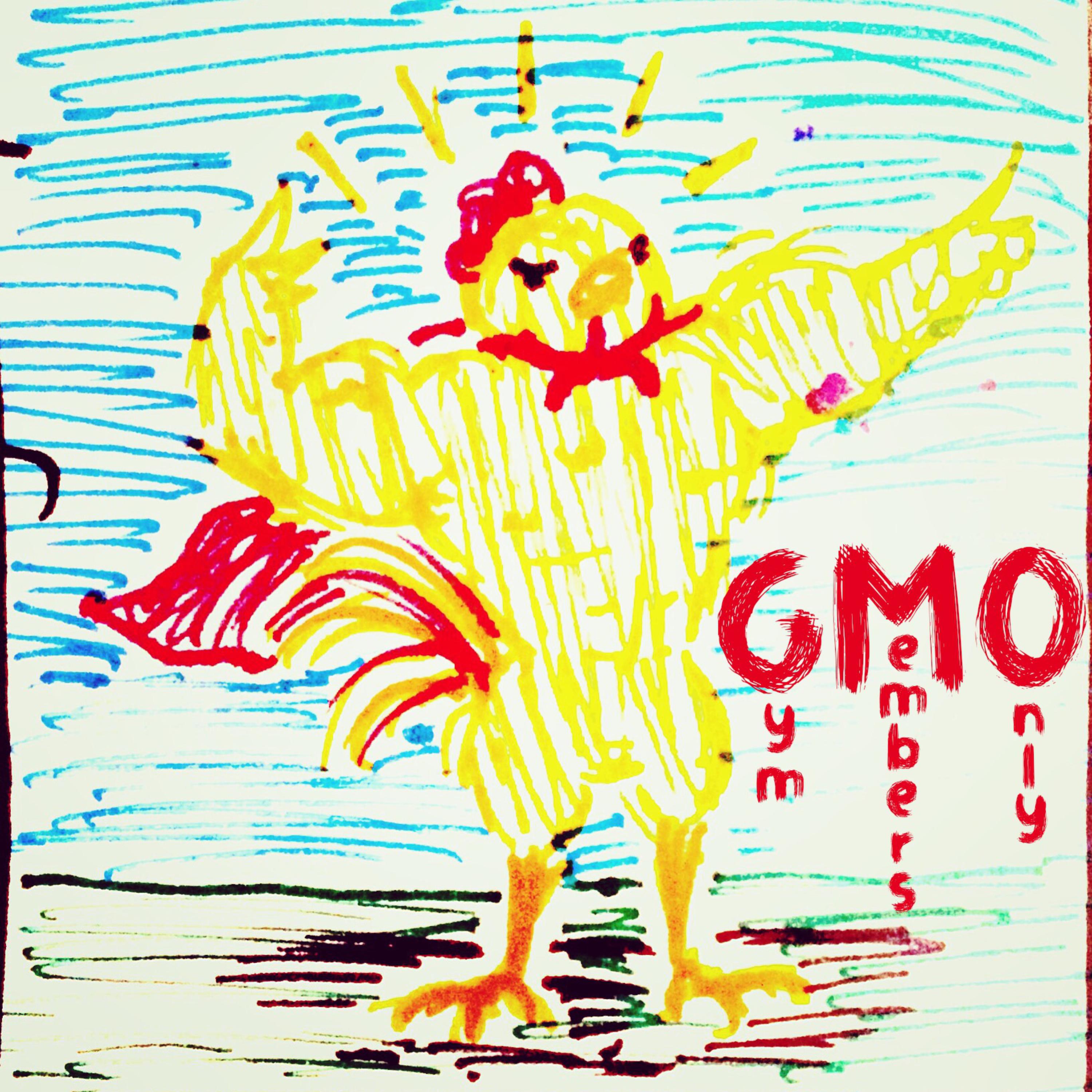 GYM MEMBERS ONLY artwork