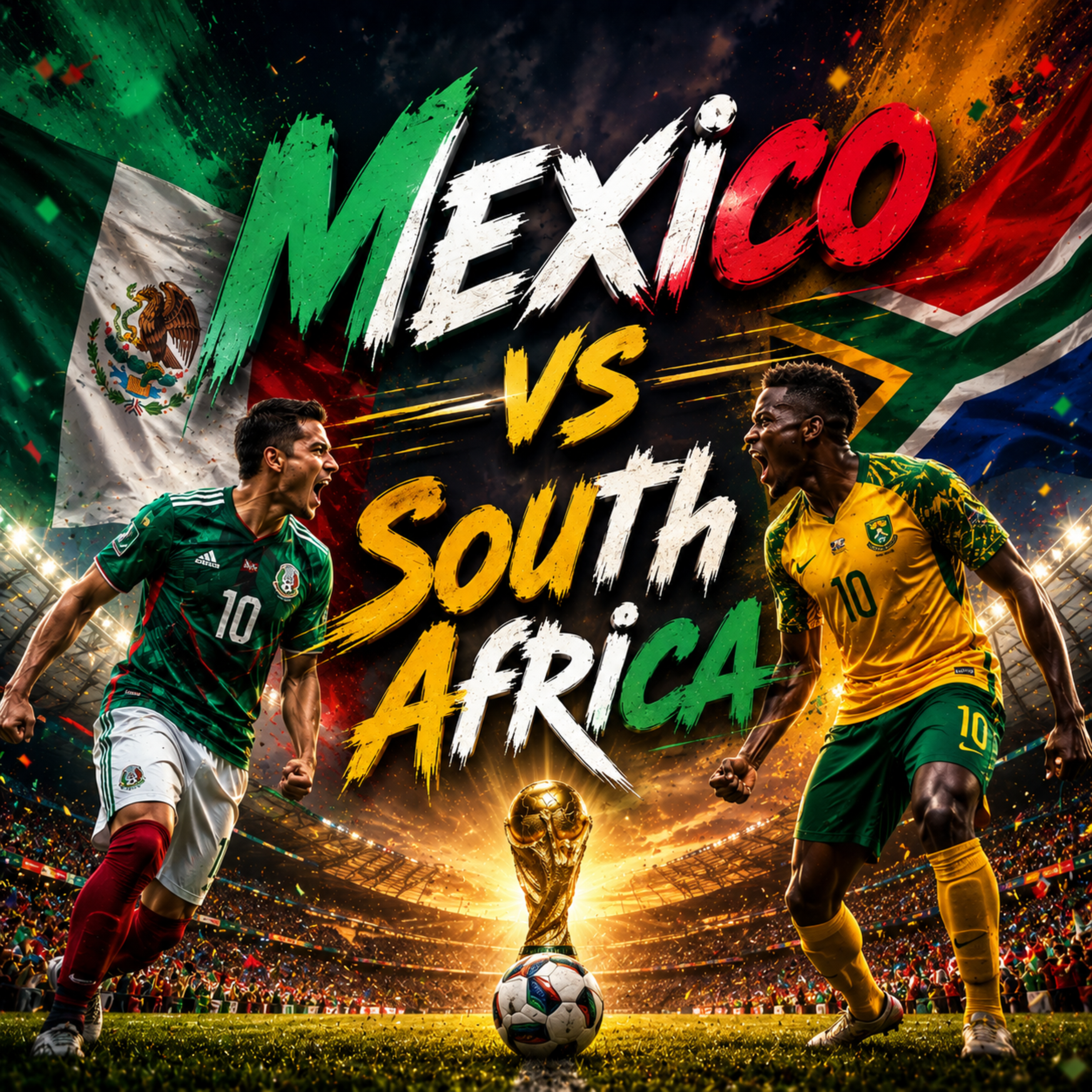 Mexico vs South Africa by Anonna Zara cover art