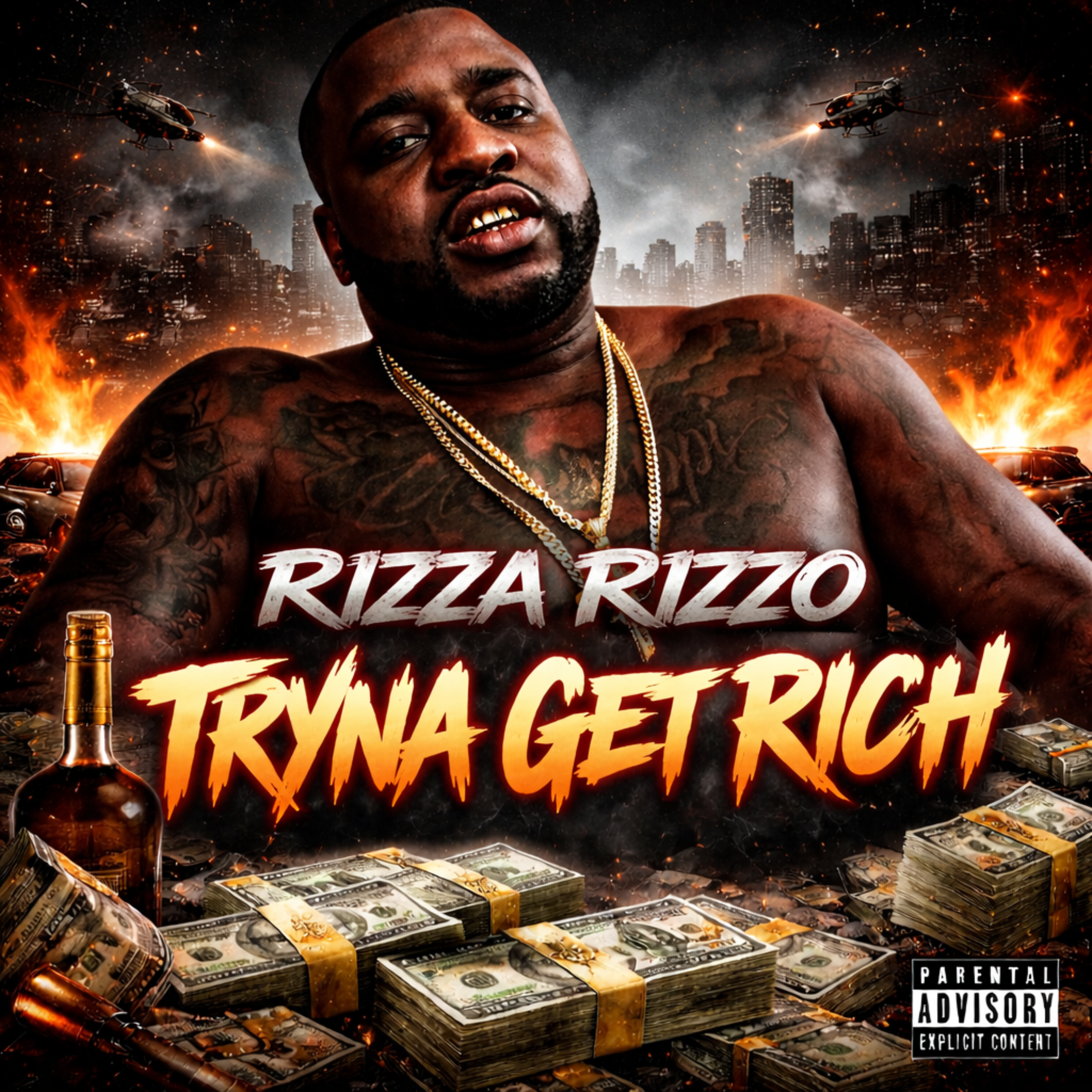 TRYNA GET RICH artwork