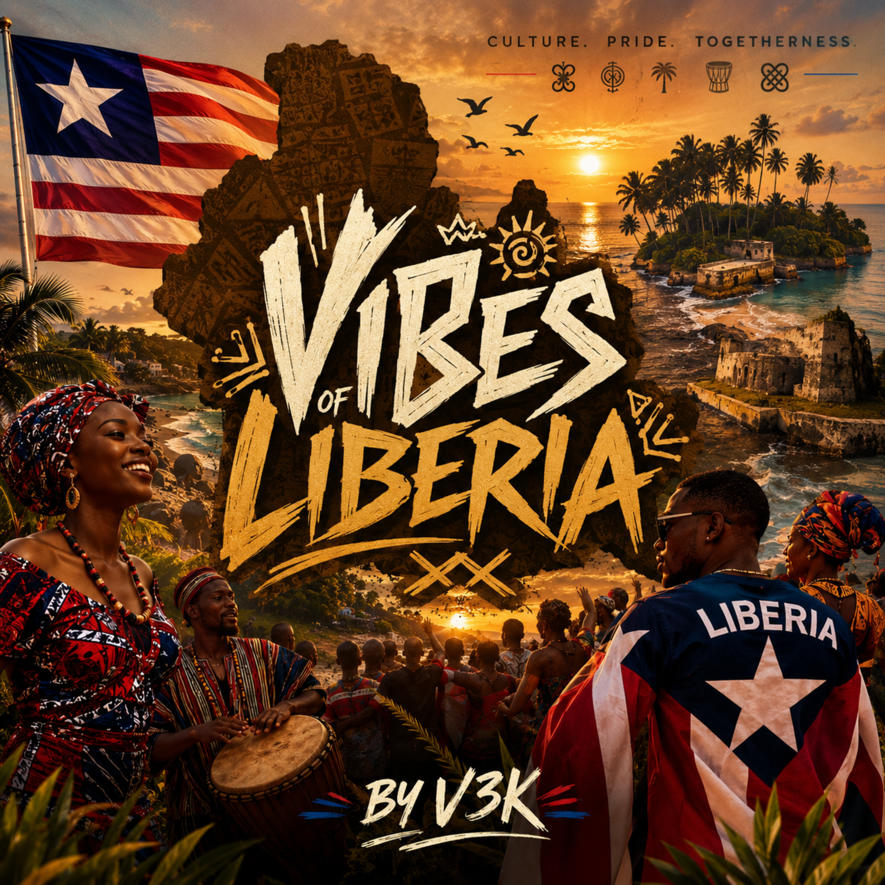 Vibes Of Liberia by THE V3K cover art
