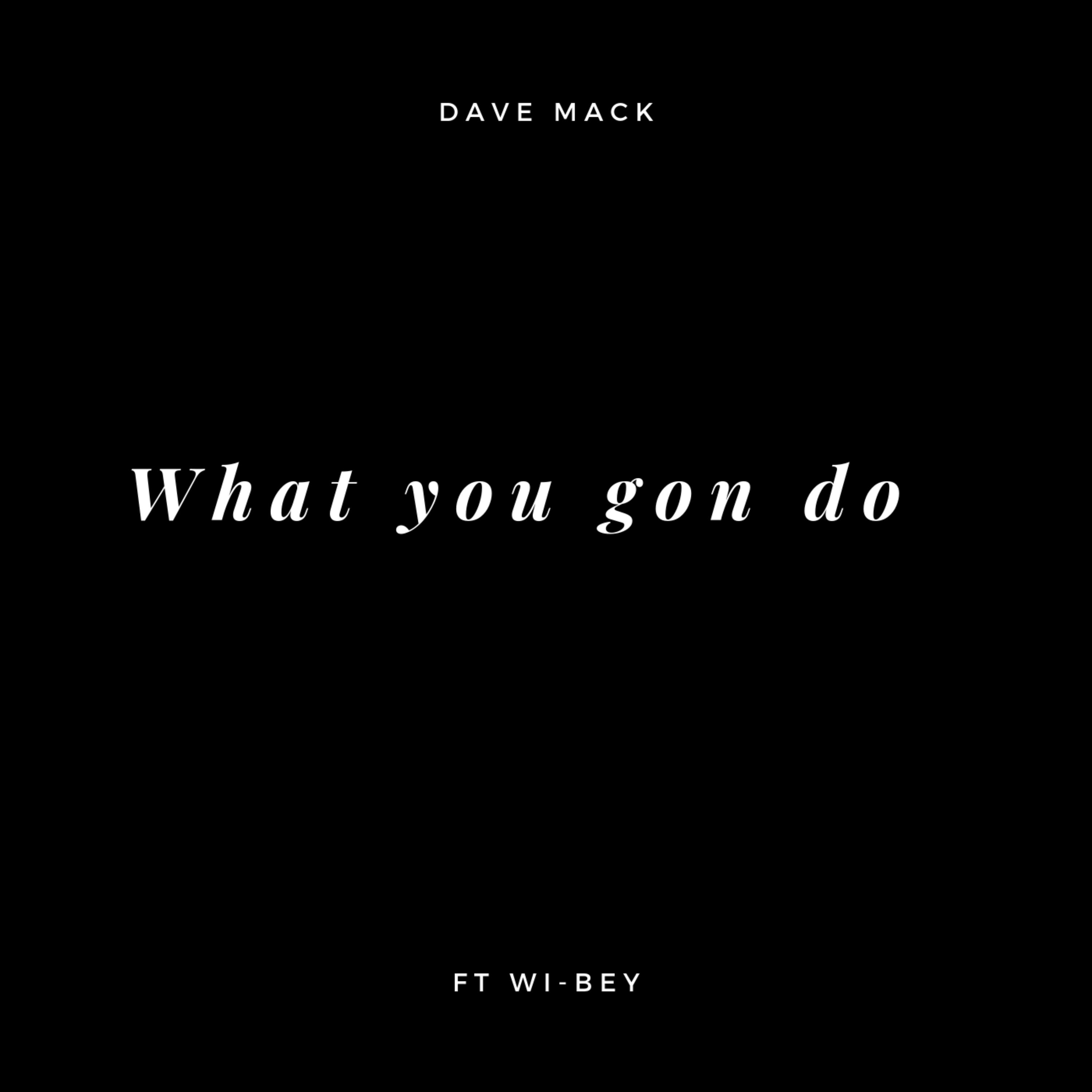 What You Gon Do artwork