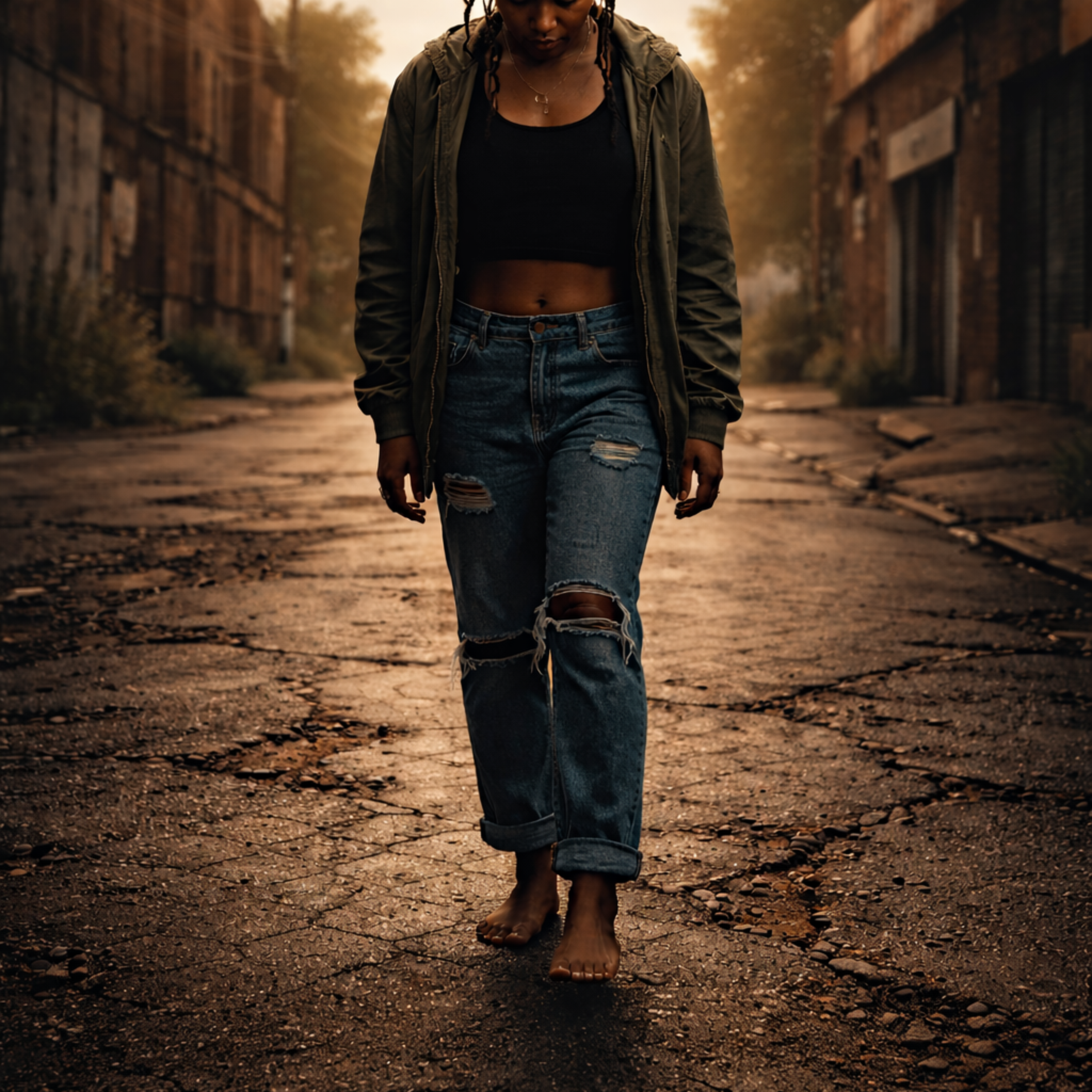 Feet on the ground artwork