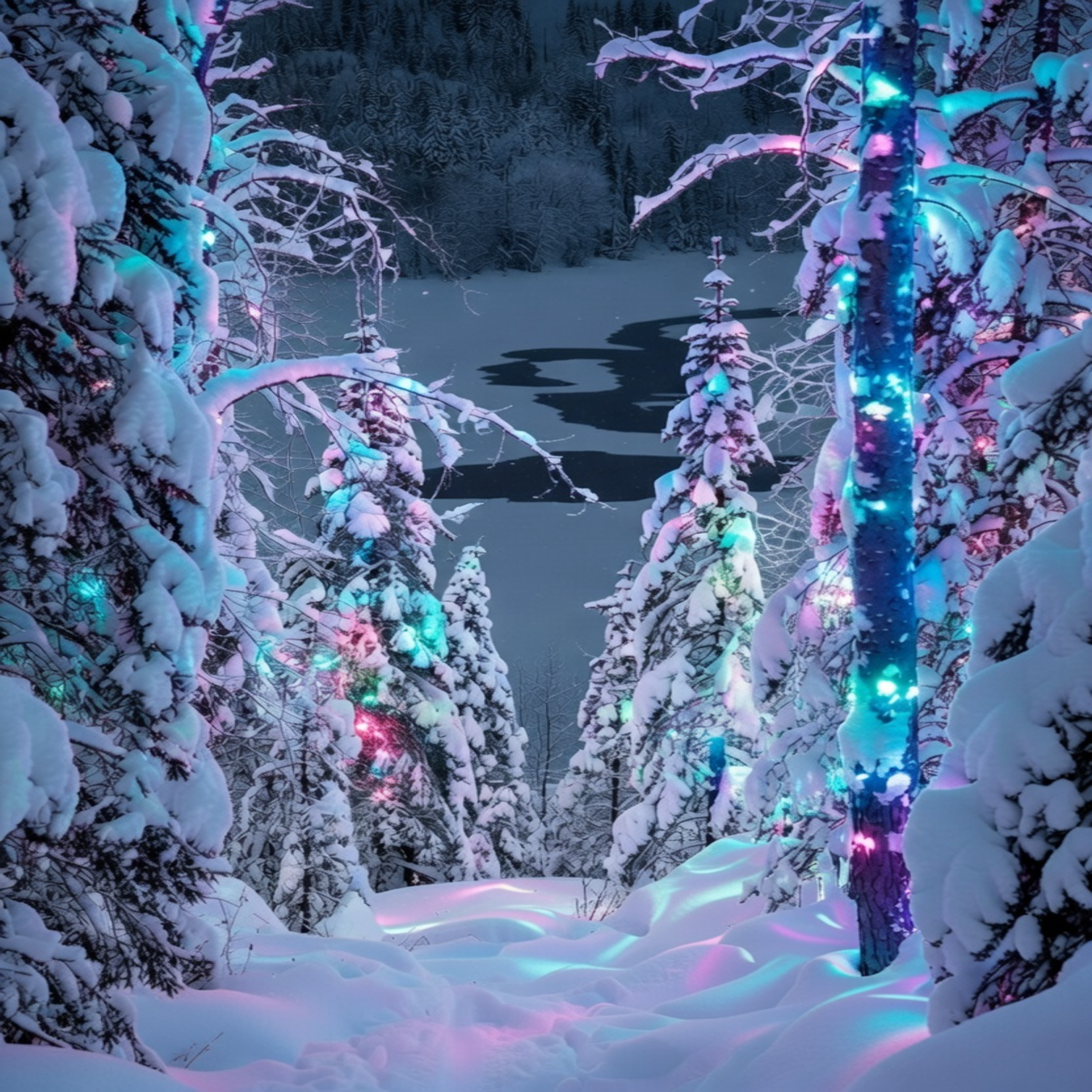 SHAKE ME AND IT SNOWS artwork