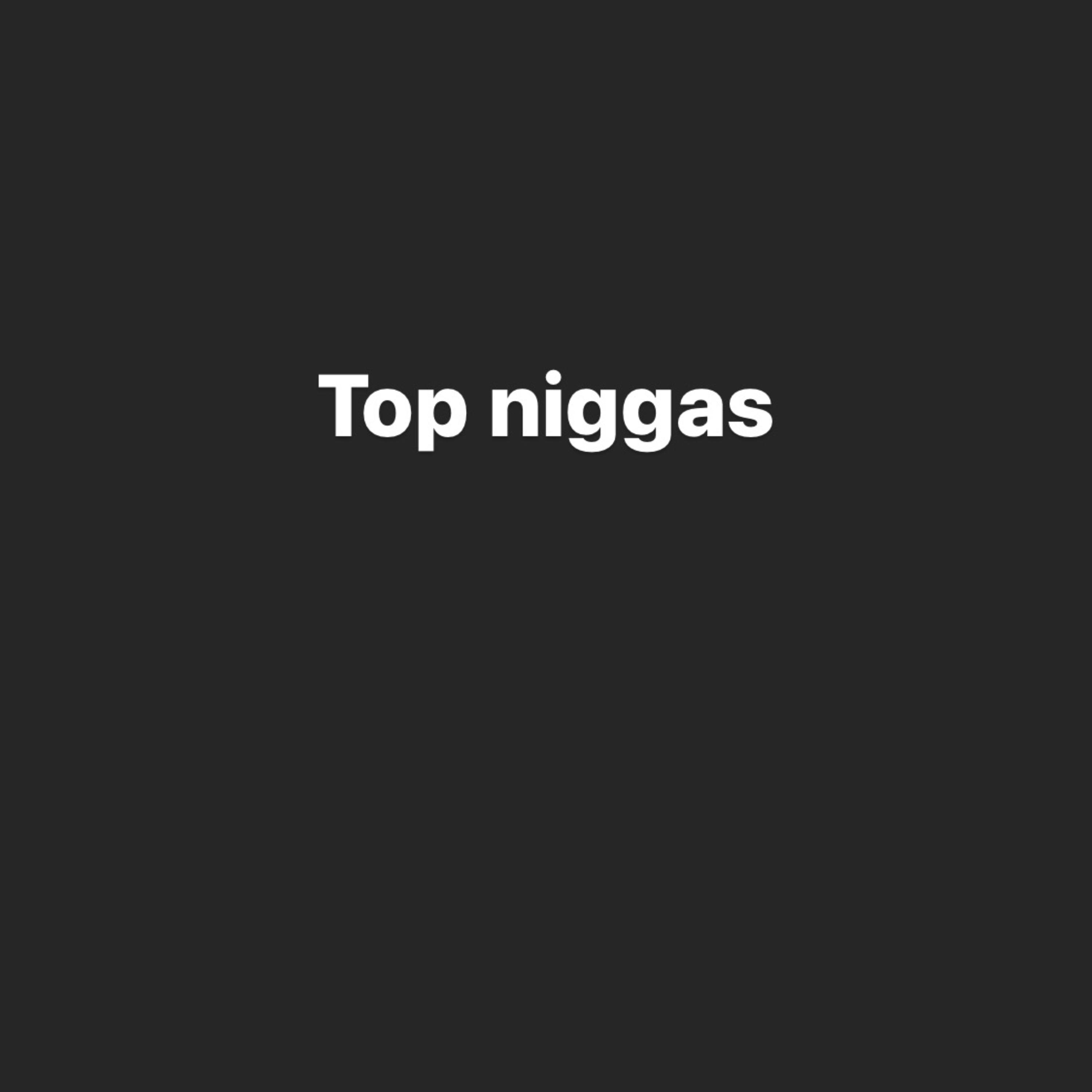 Top Niggas artwork