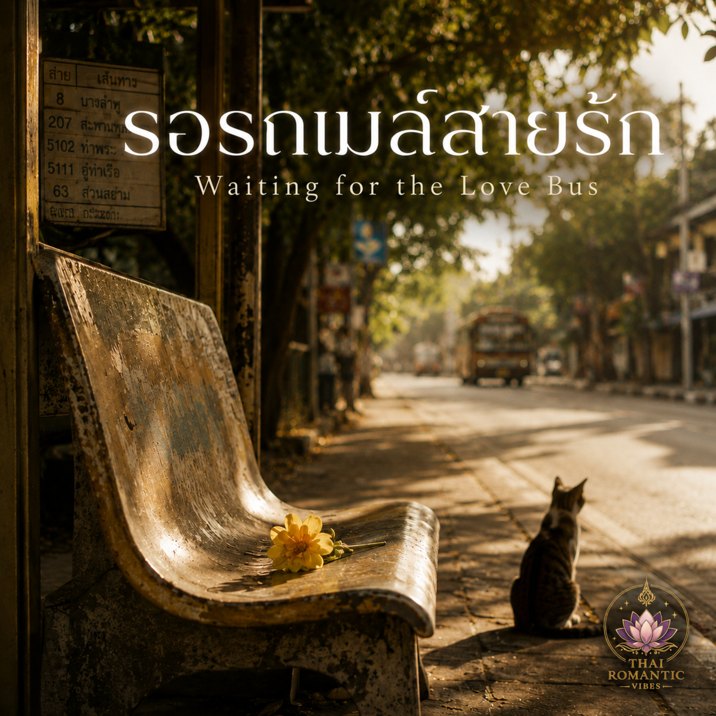 รอรถเมล์สายรัก | Waiting for the Love Bus by Thai Romantic Vibes cover art