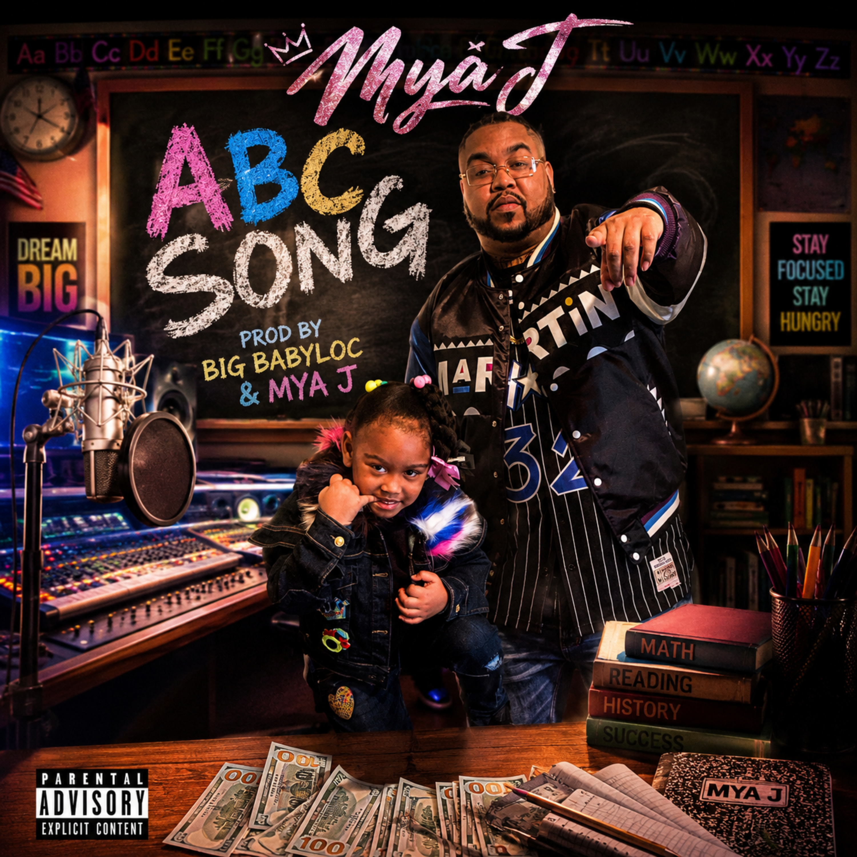 Mya J “ABC SonG” by Big BabyLoc cover art