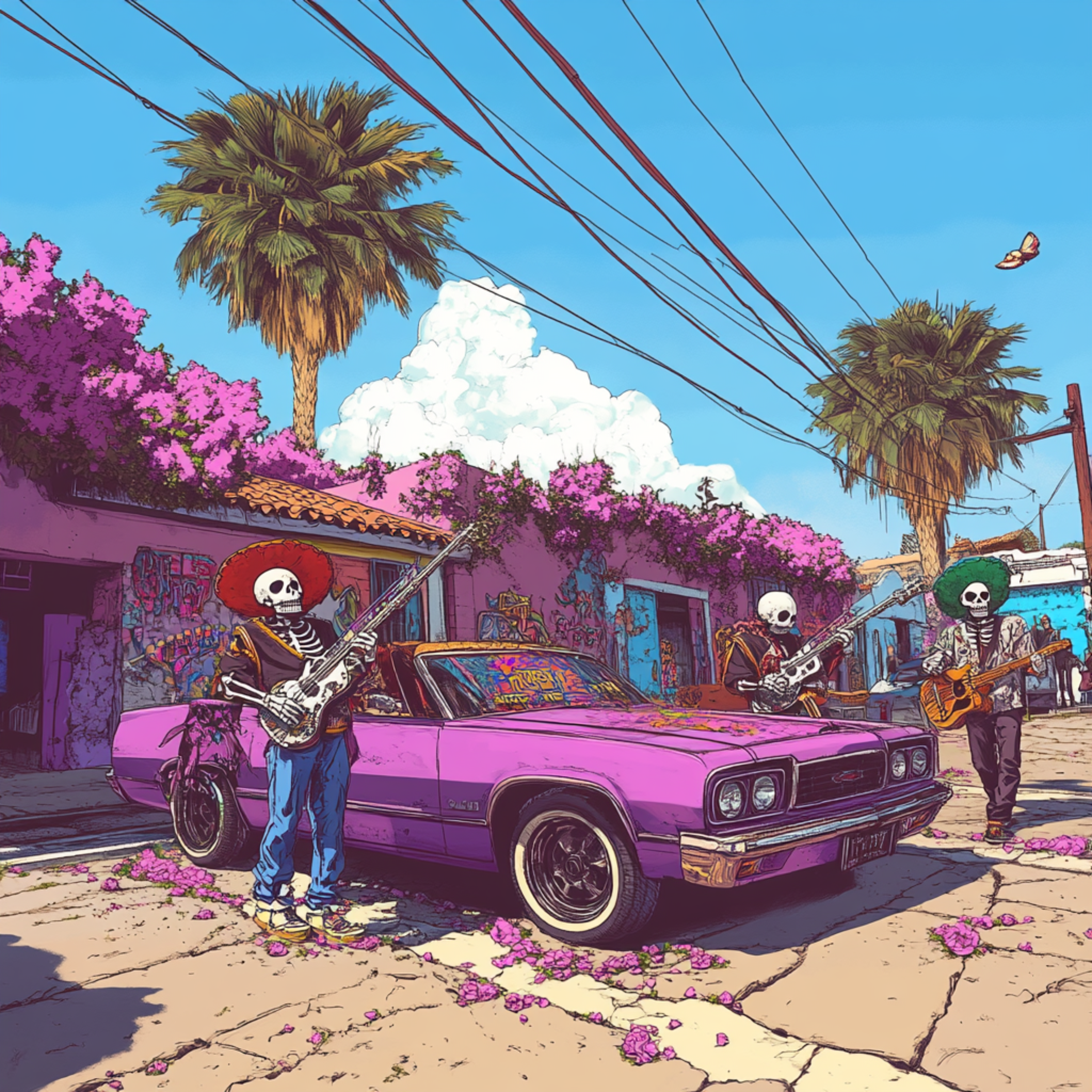 mexican chillhop corrido artwork