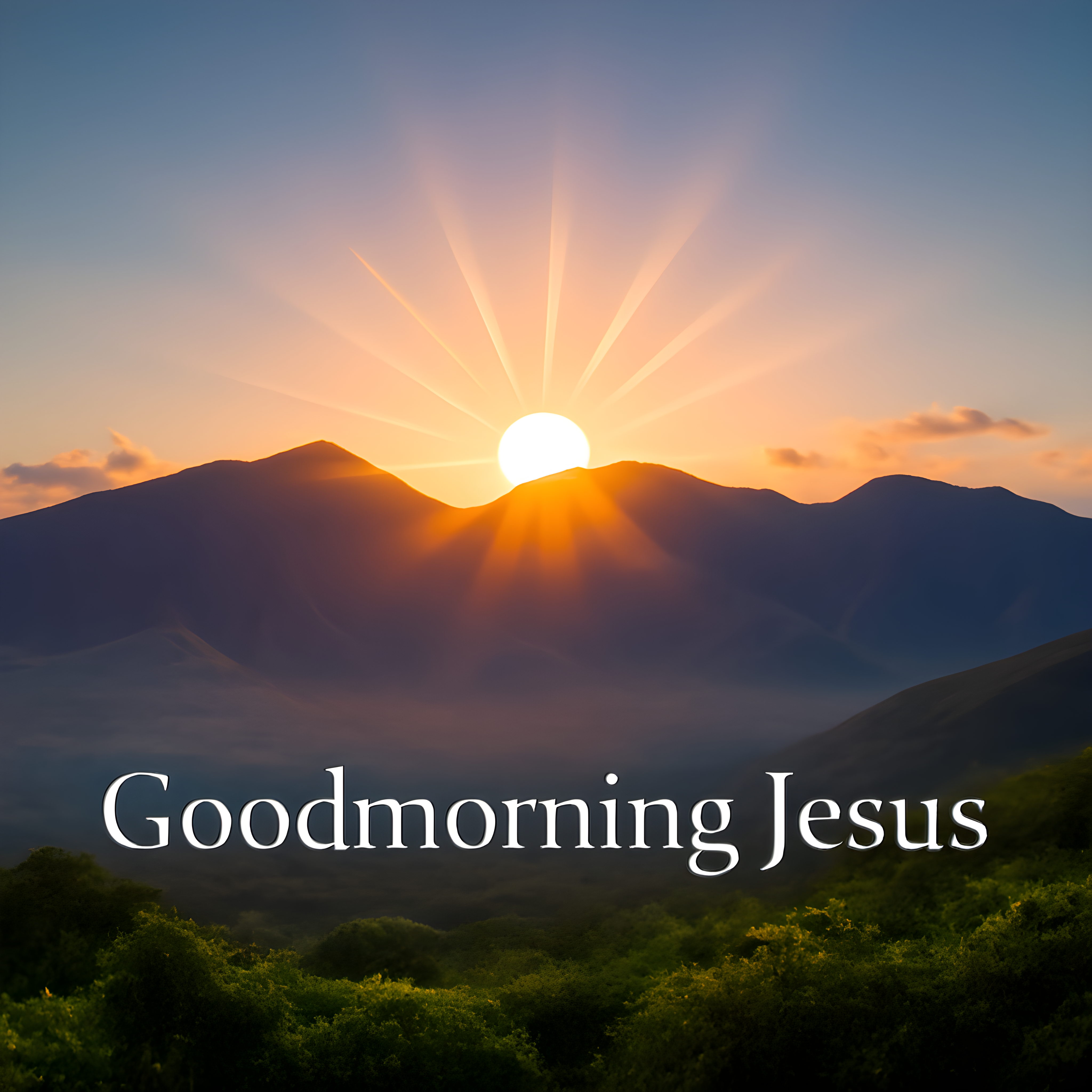 Goodmorning Jesus artwork