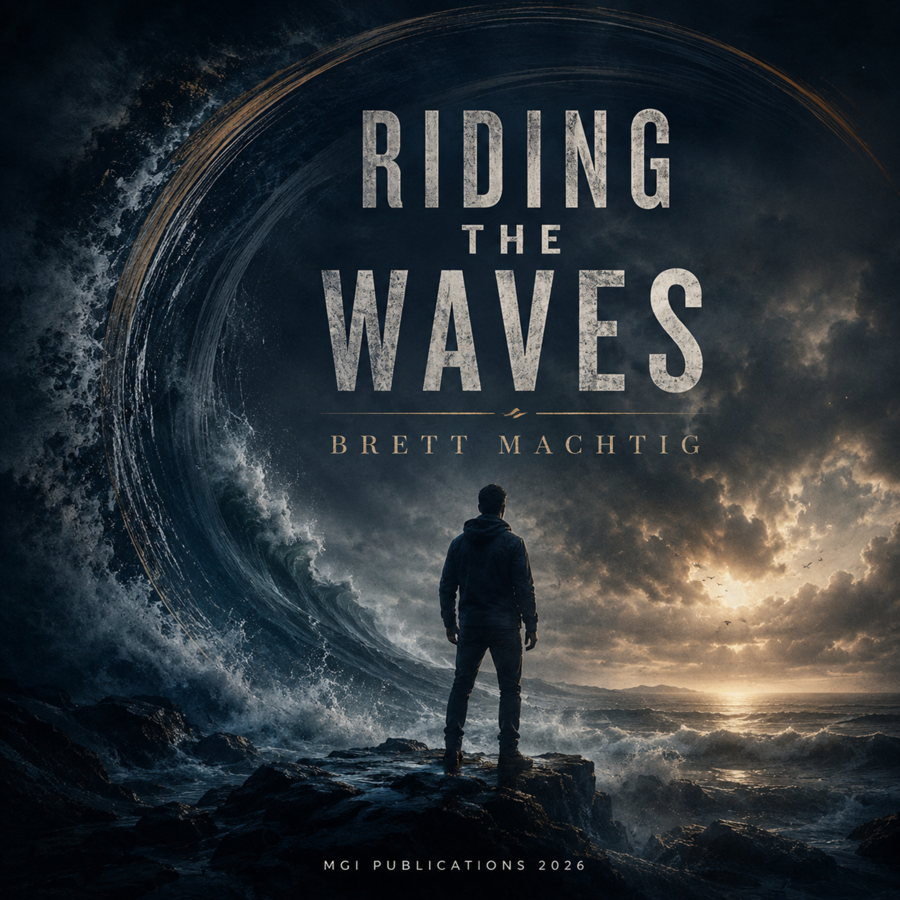 Riding the Waves by Brett Machtig cover art