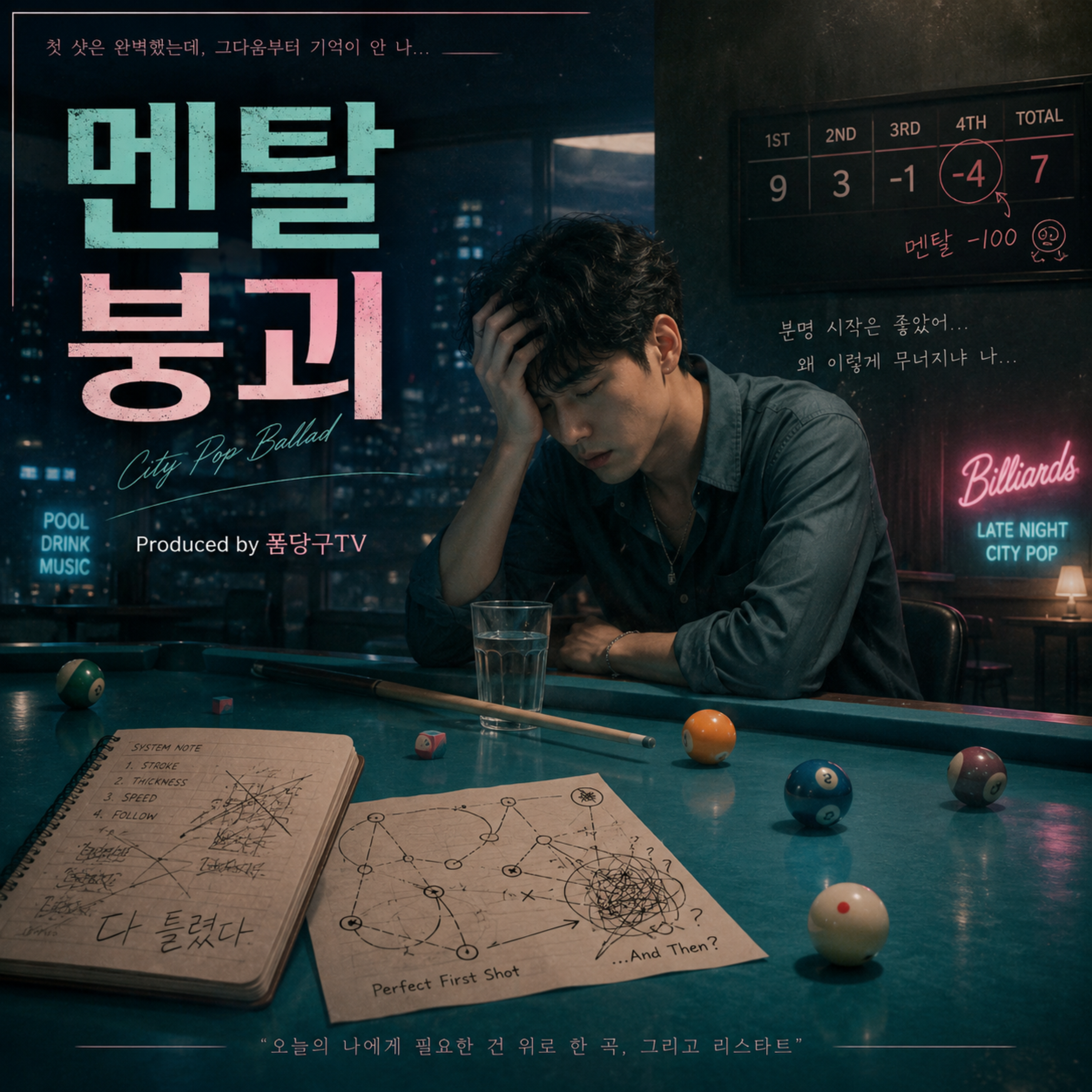 멘탈 붕괴 by 폼당구tv cover art