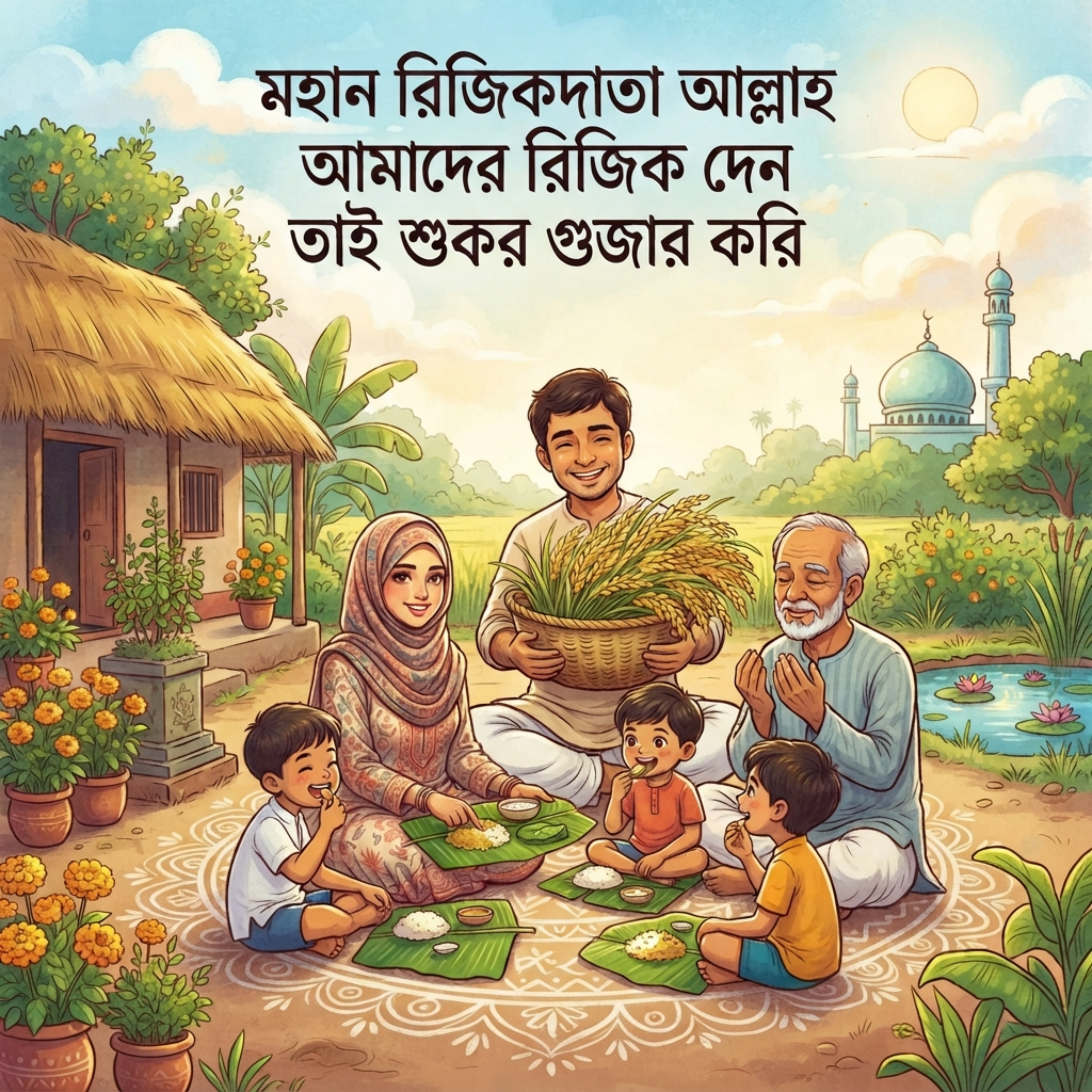 মহান রিজিকদাতা আল্লাহ আমাদের রিজিক দেন তাই শুকর গুজার করি (Mohan Rijikdata Allah Rijik Den Tai Shukor Gujar Kori) by Mubin TusHar cover art