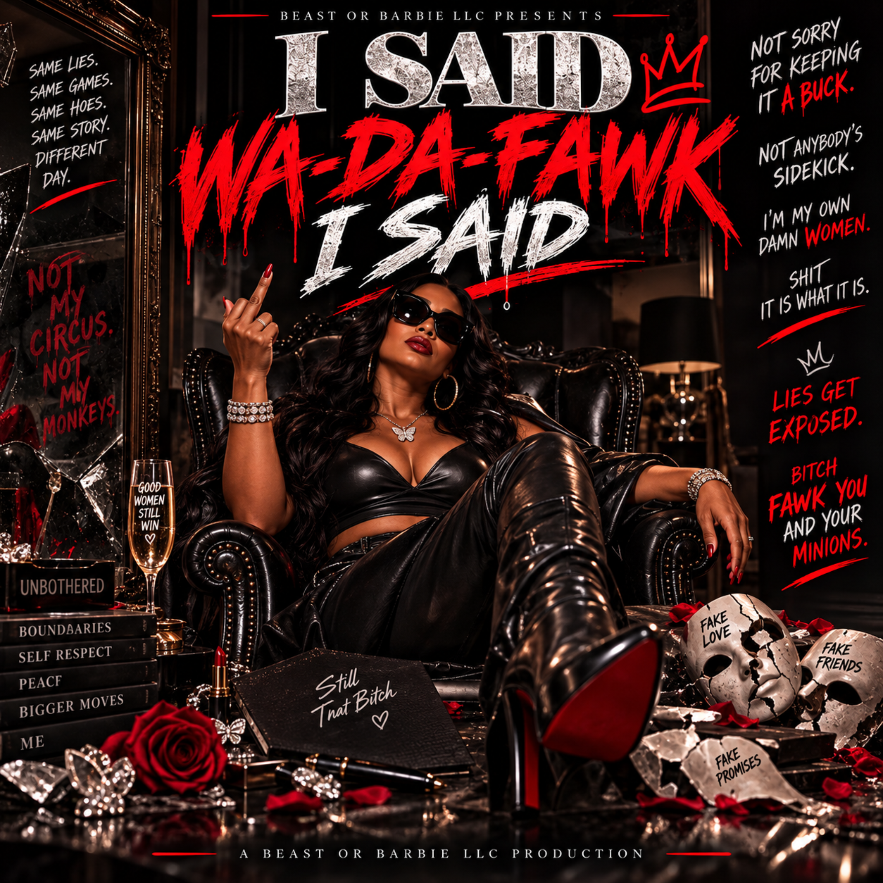 I Said Wa-Da-Fawk I Said by Butterfly Beast or Barbie cover art