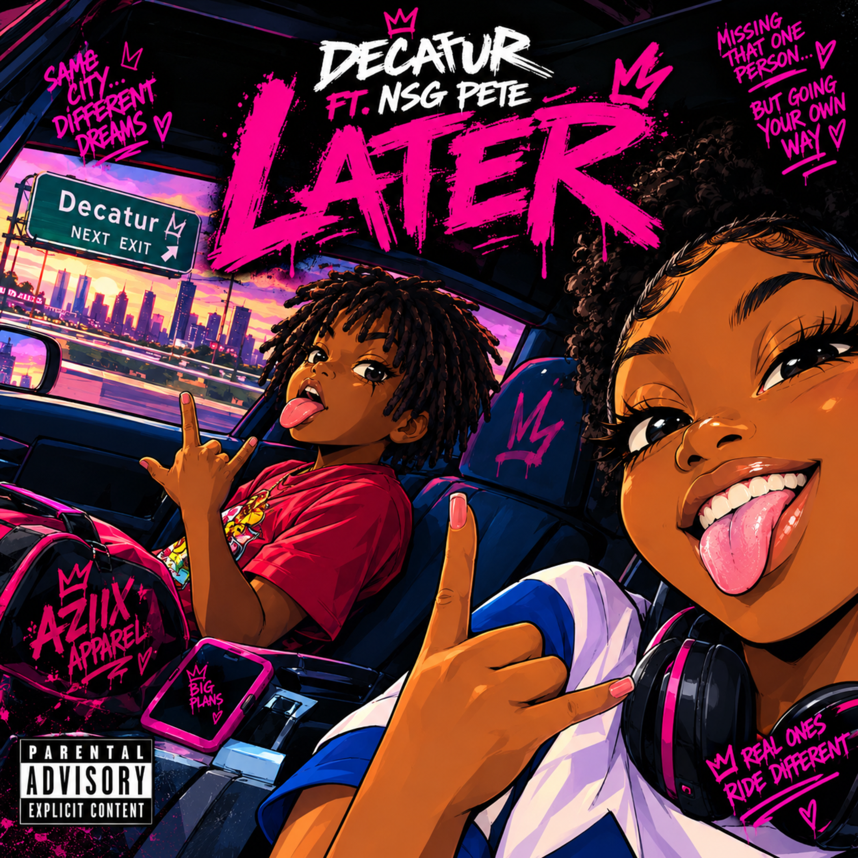 Later, DECATUR by AZIIBAE cover art