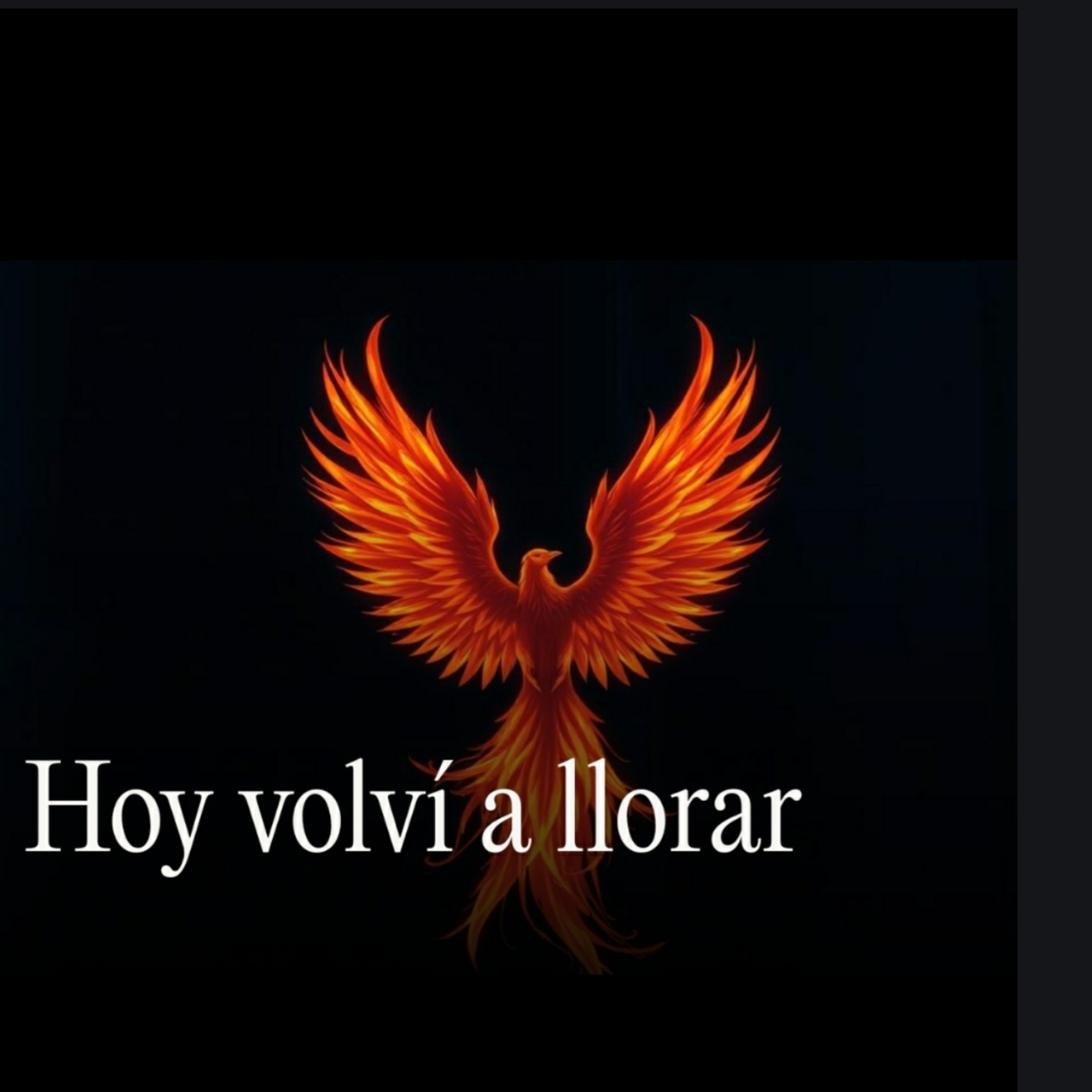 Hoy volví a llorar artwork