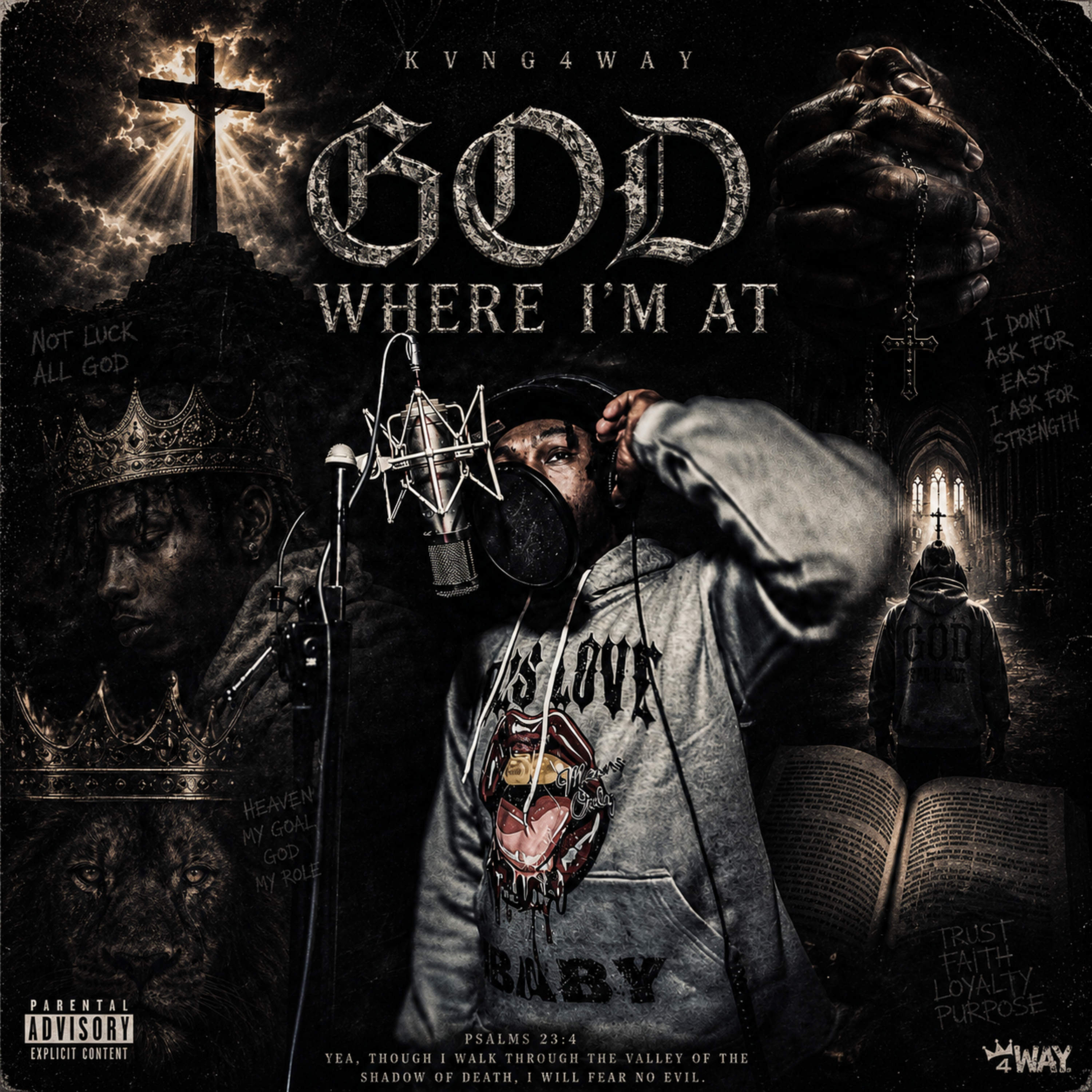 GOD Where I’m At by Kvng4Way cover art