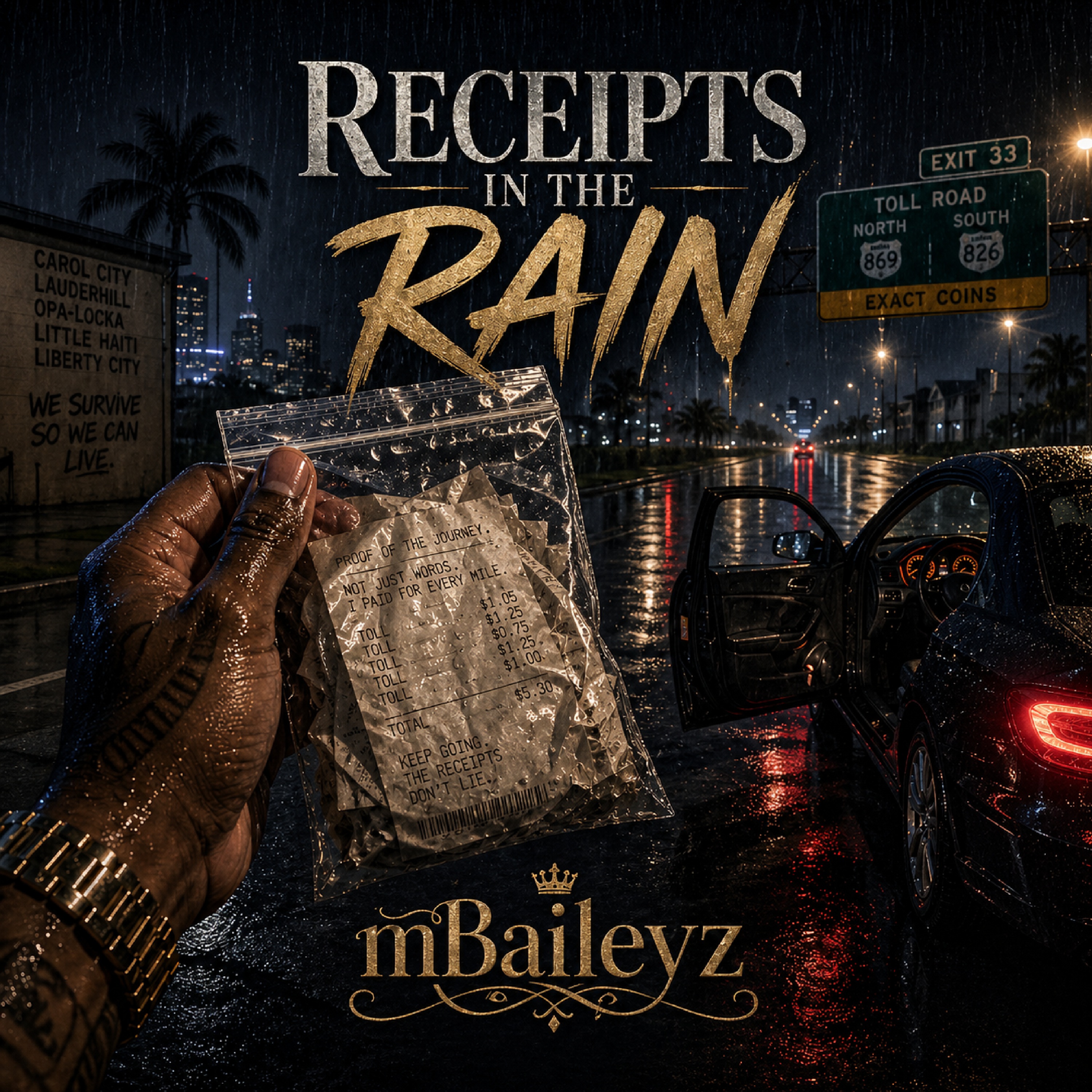 Receipts in the Rain artwork