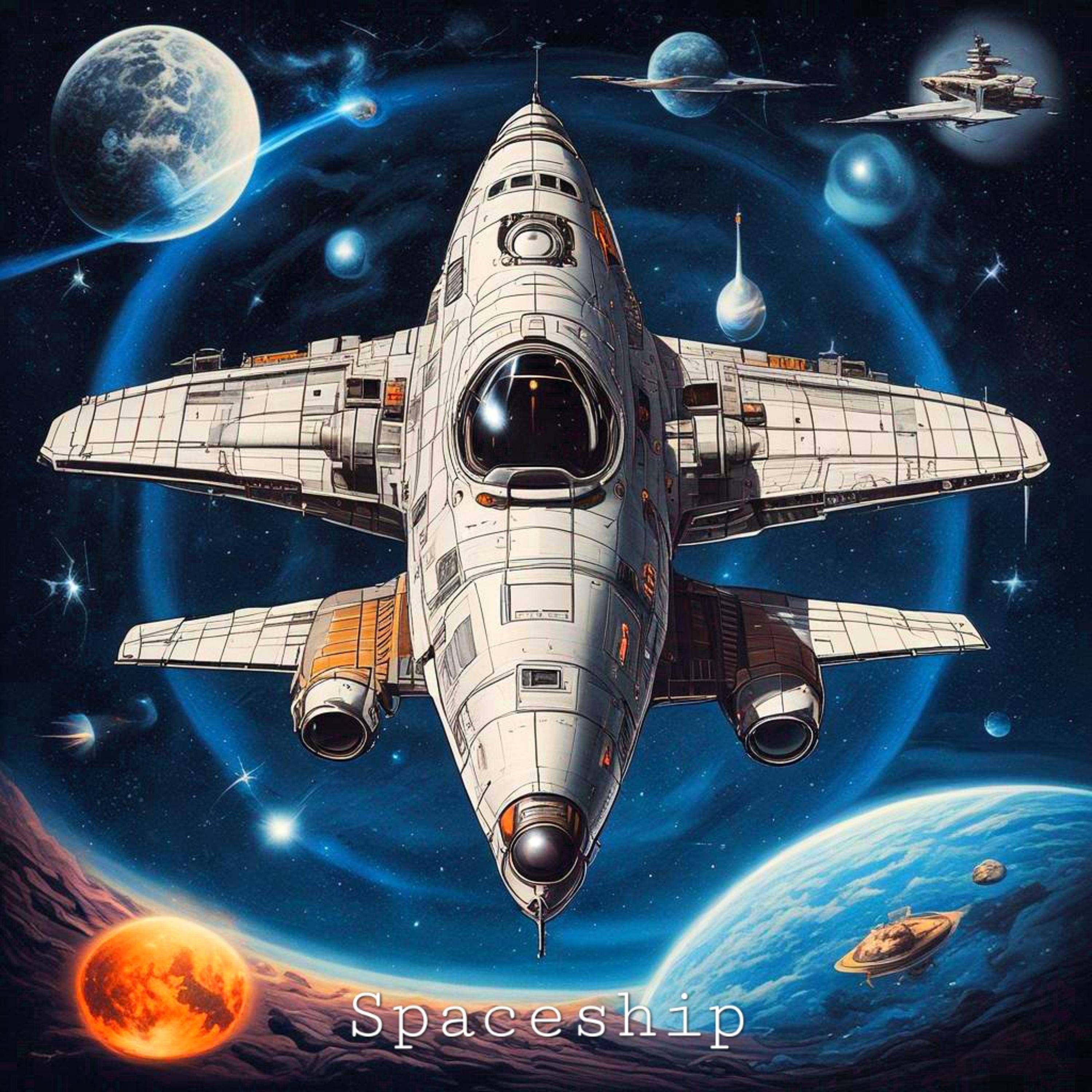 Spaceship artwork