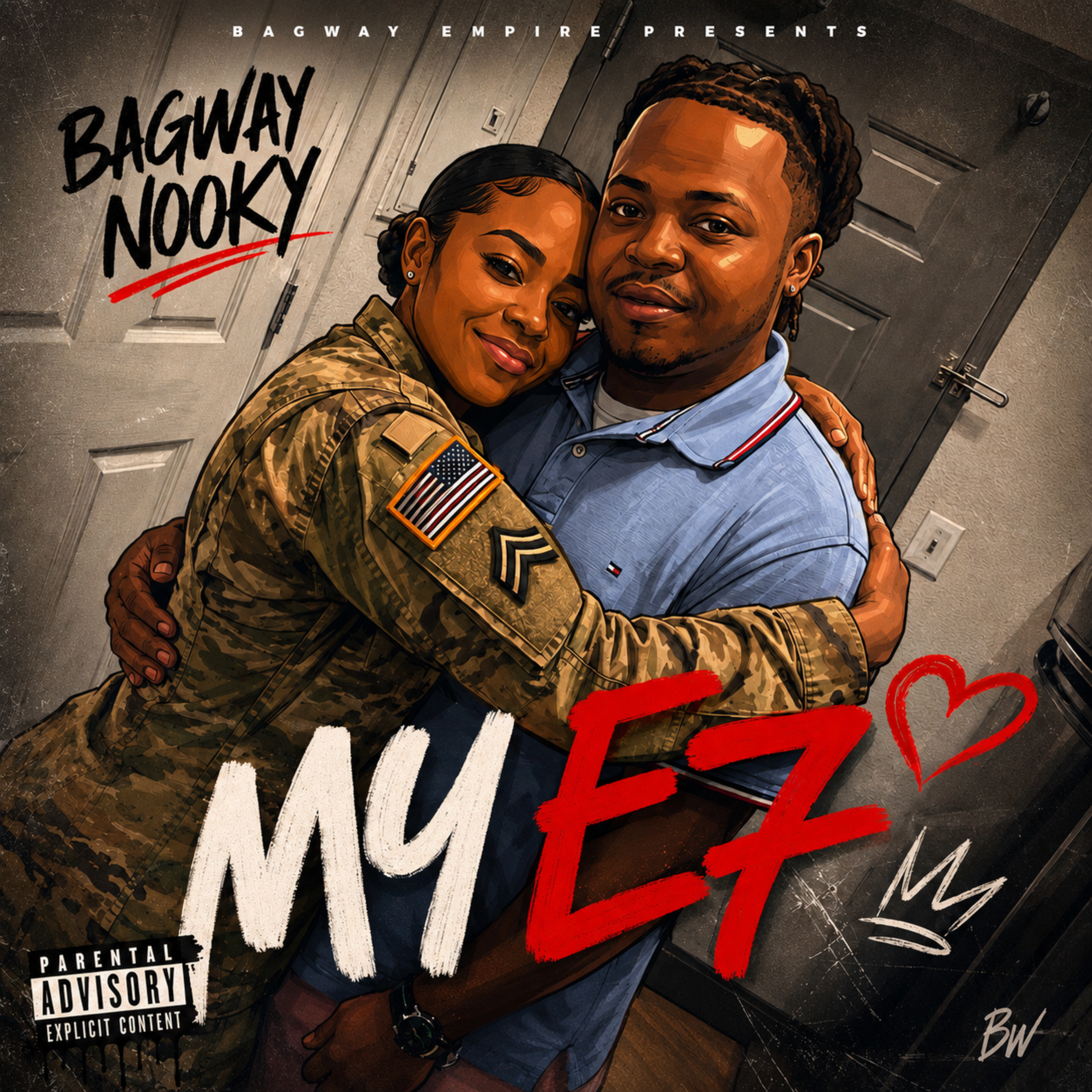 My E7 (My Lil Soldier) by BagWay Nooky cover art