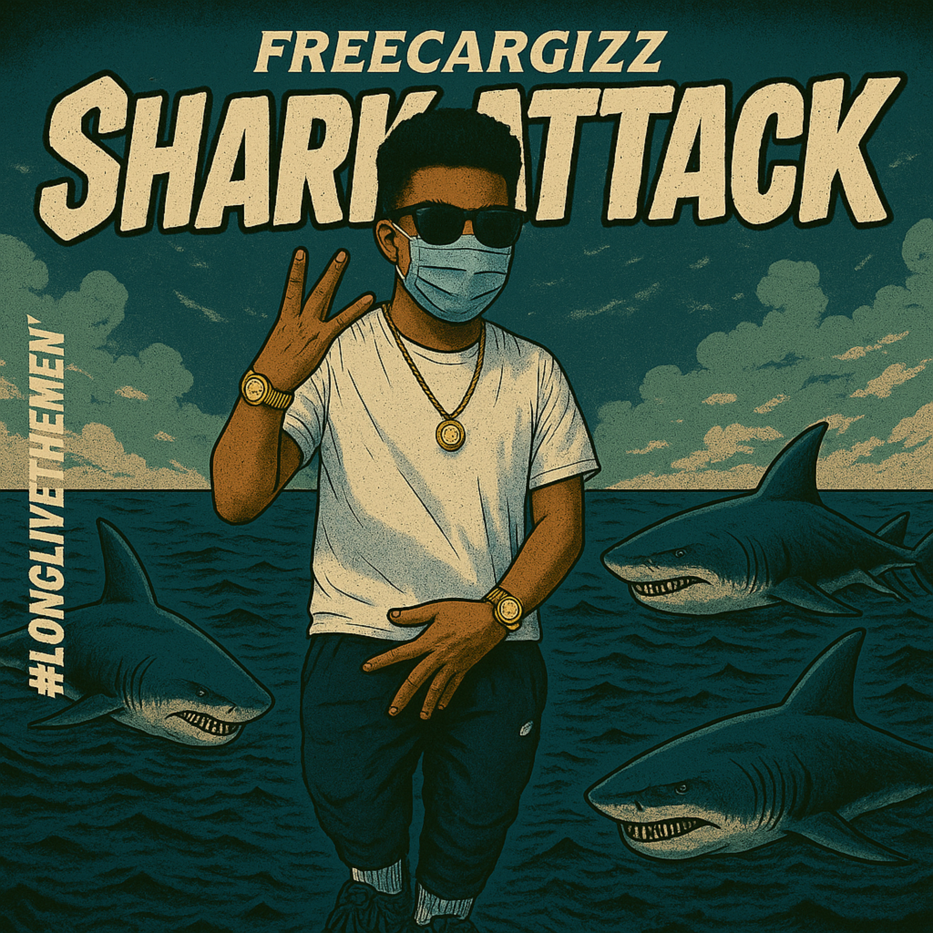 Shark Attack artwork