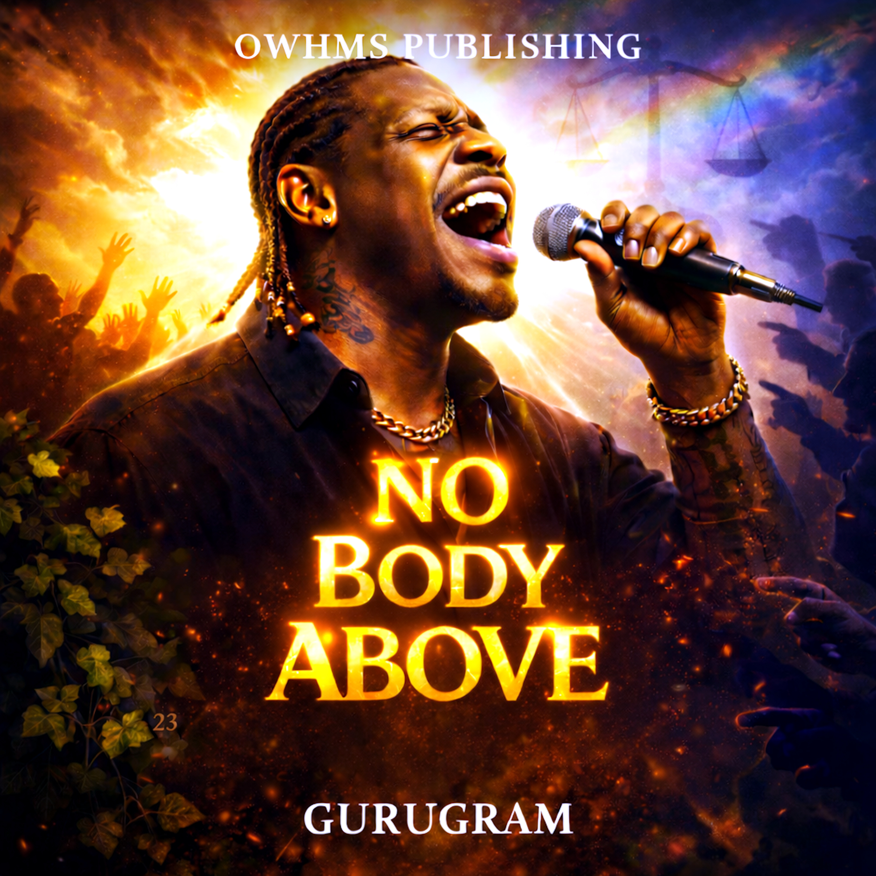 NO BODY ABOVE artwork