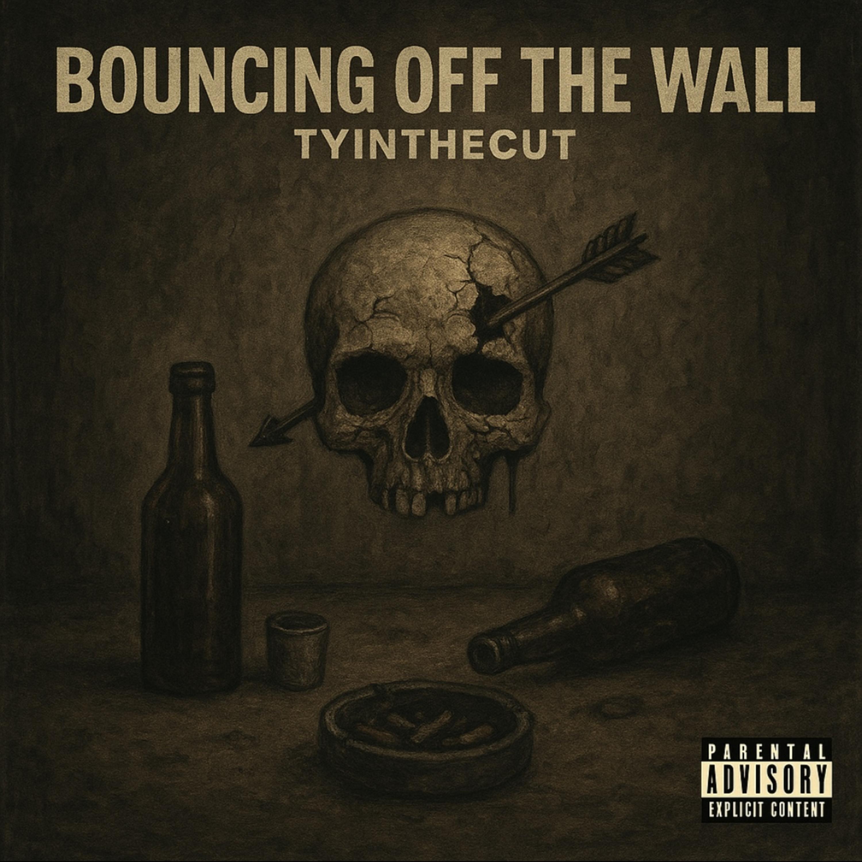 BOUNCING OFF THE WALL artwork