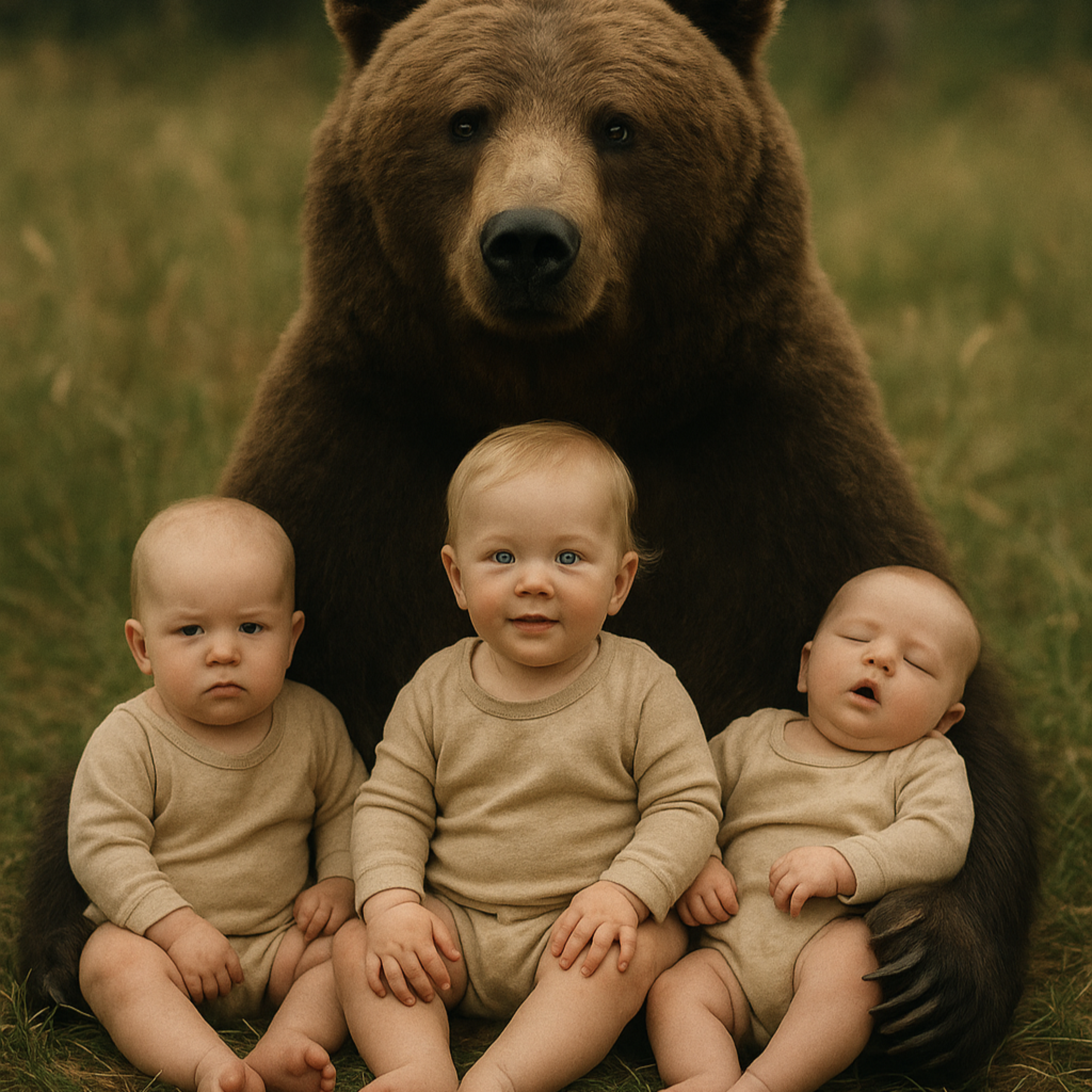 Grizzly Bears and Babies by RICORDI cover art
