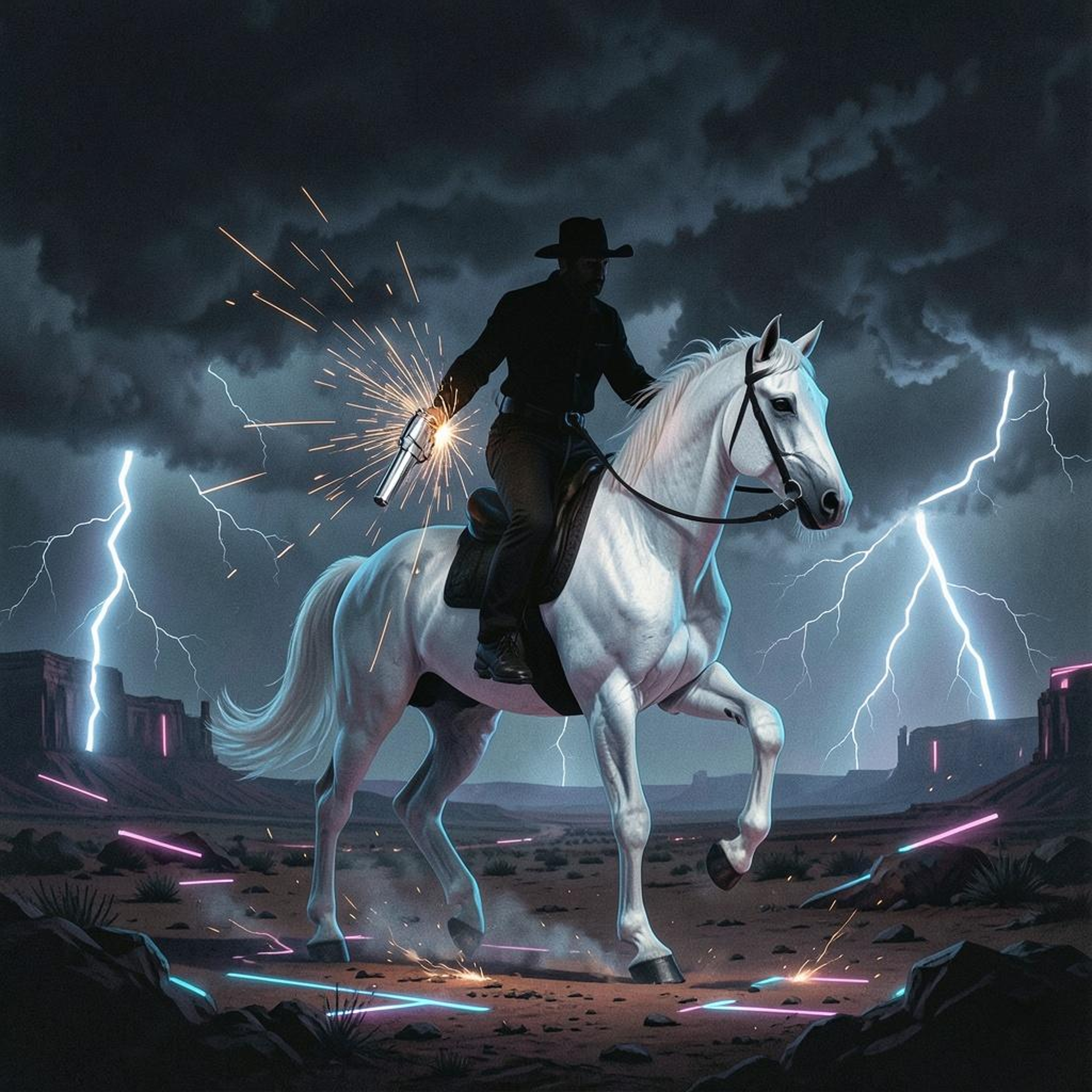 Gunslinger in Black artwork