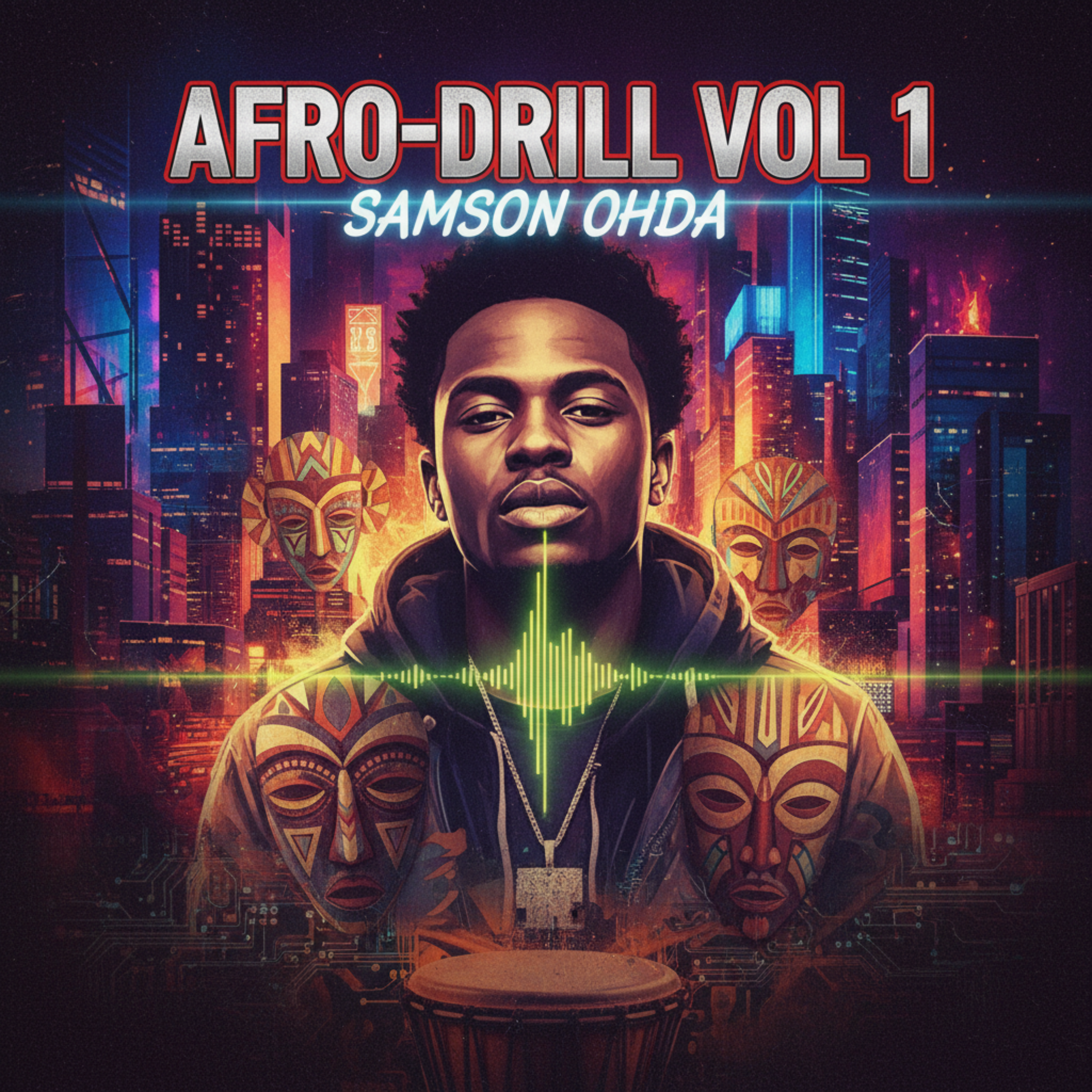 Afro-Drill Vol 1 Album artwork