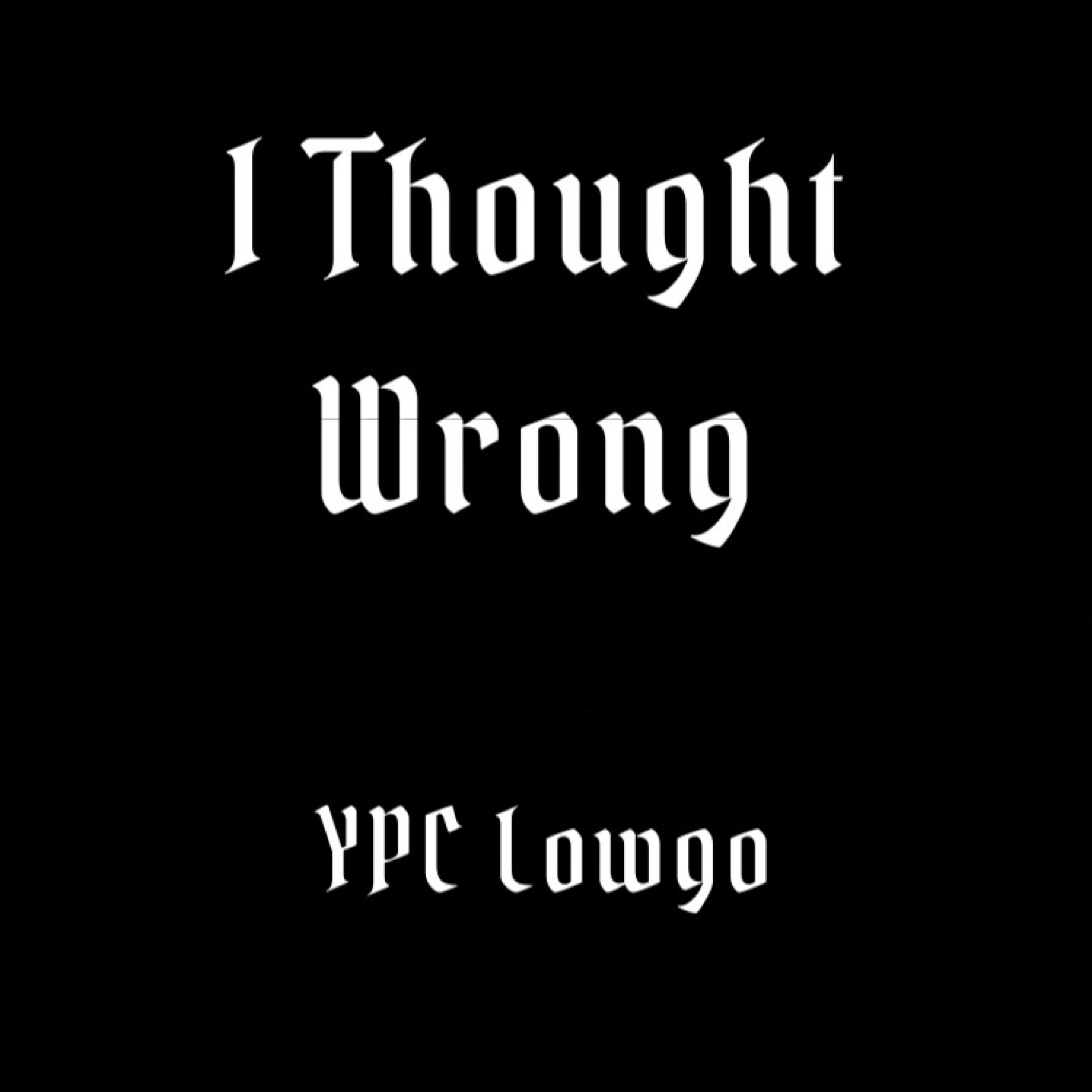 I Thought Wrong artwork