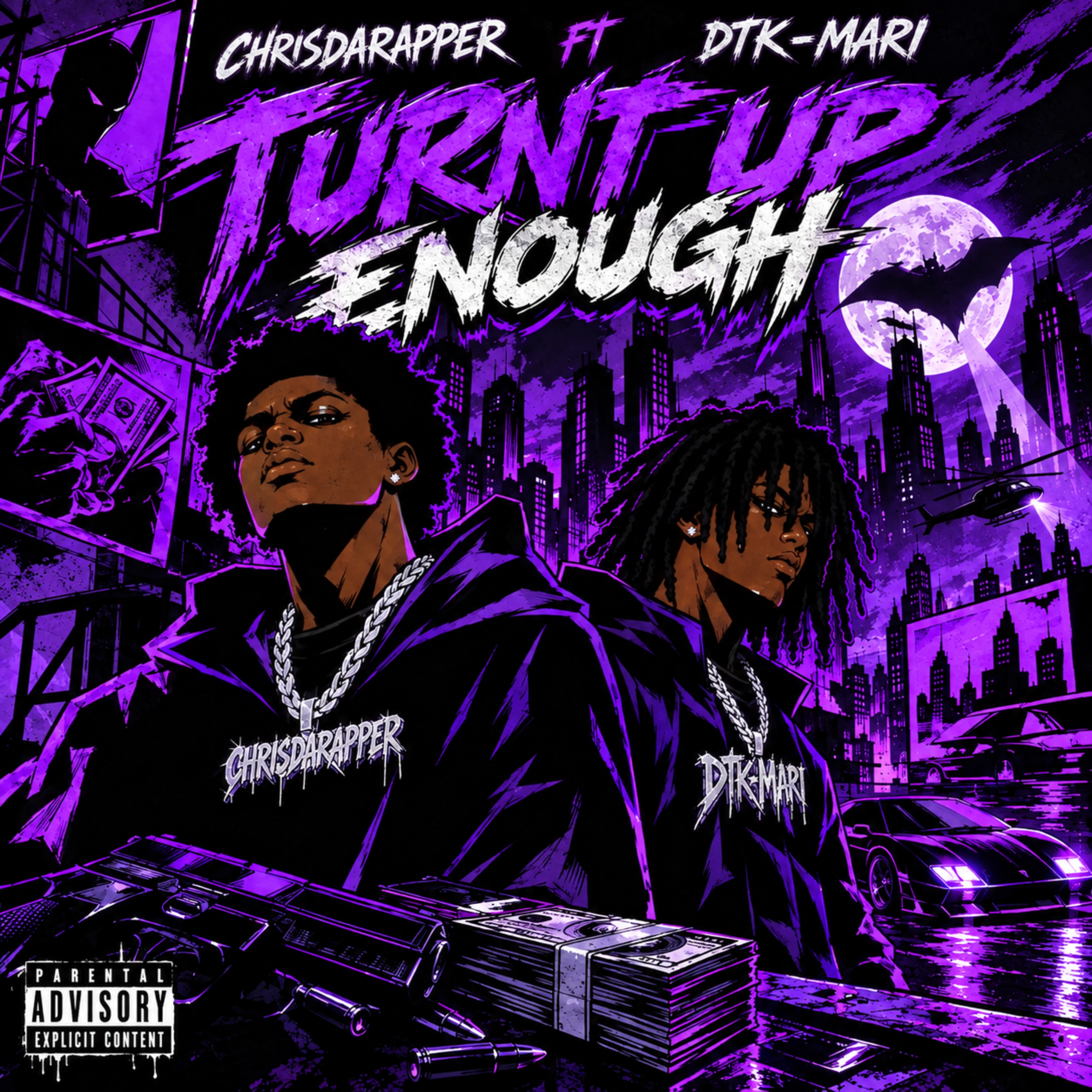 Turnt Up Enough by Chrisdarapper cover art
