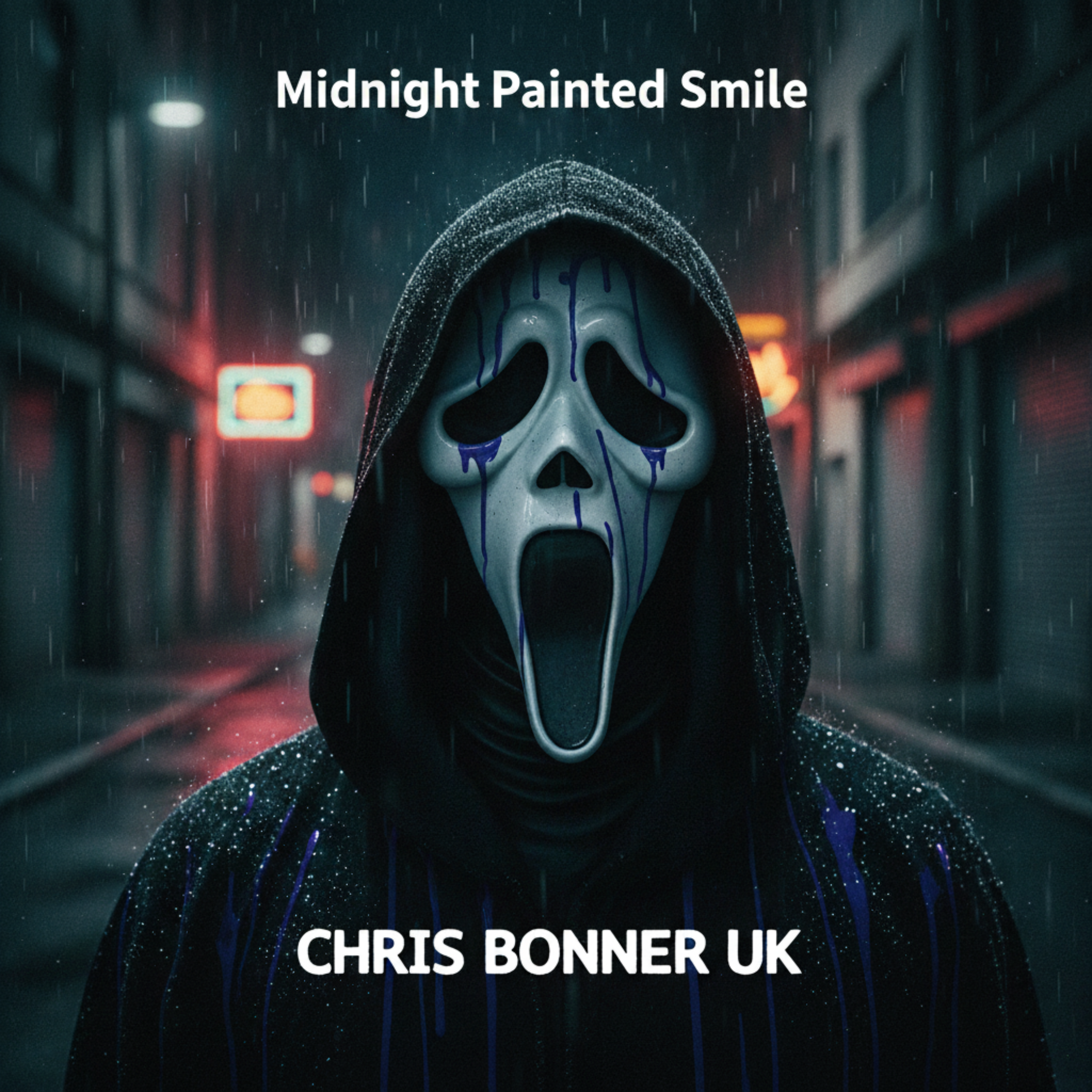 Midnight Painted Smile by Chris Bonner UK cover art