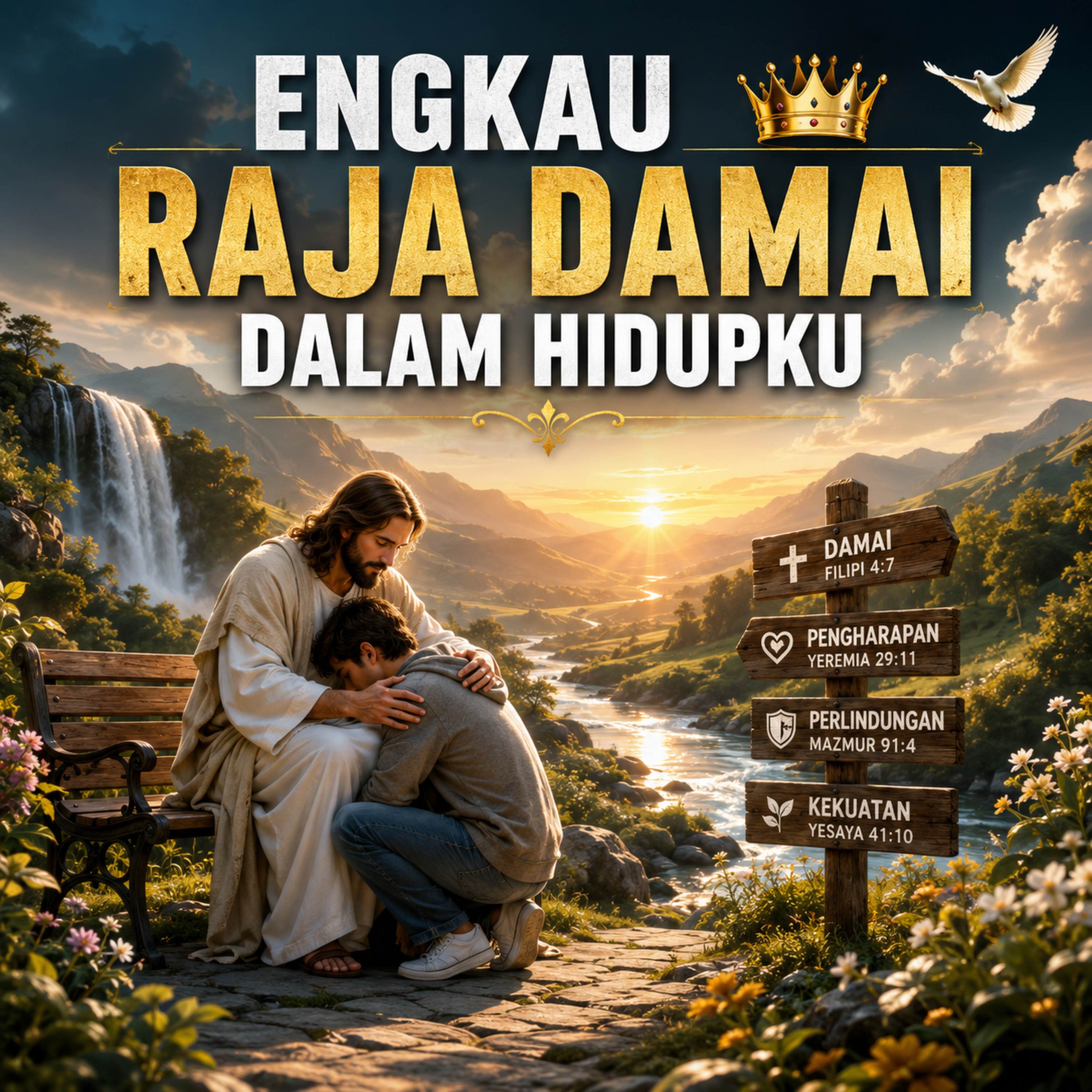 Engkau Raja Damai Dalam Hidupku by PUJI WORSHIP cover art