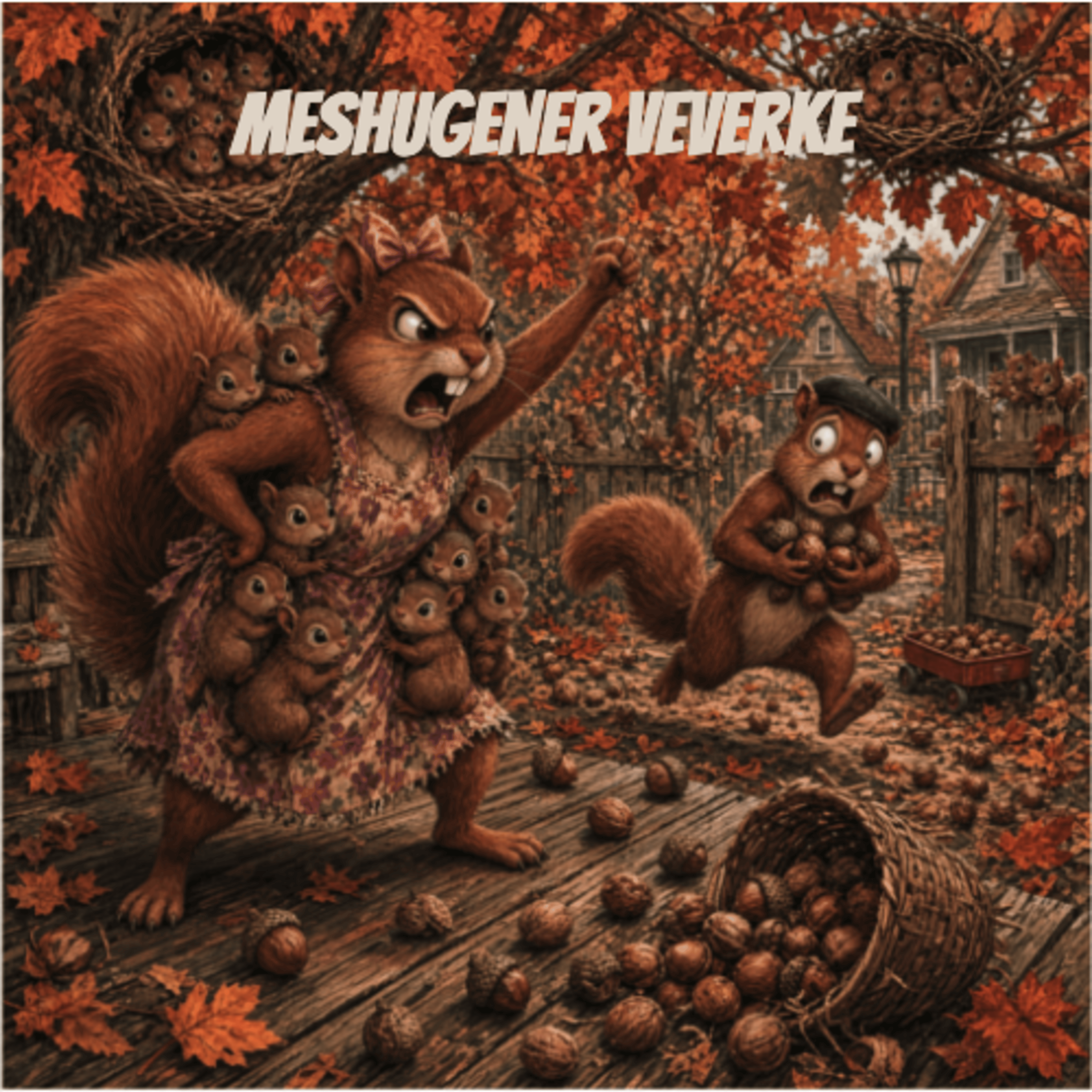 Meshugener Veverke by Russell Nomer cover art