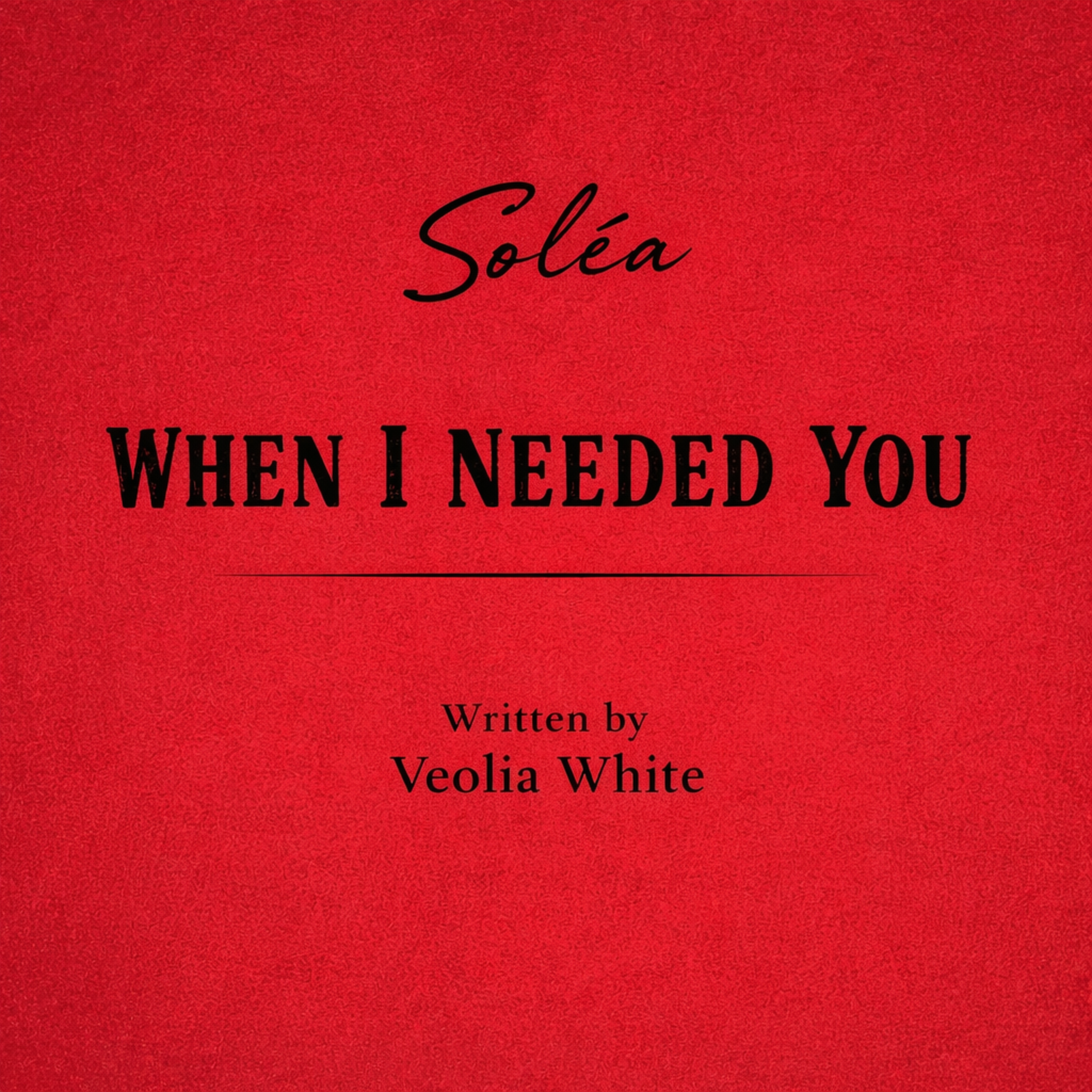 When I Needed You artwork