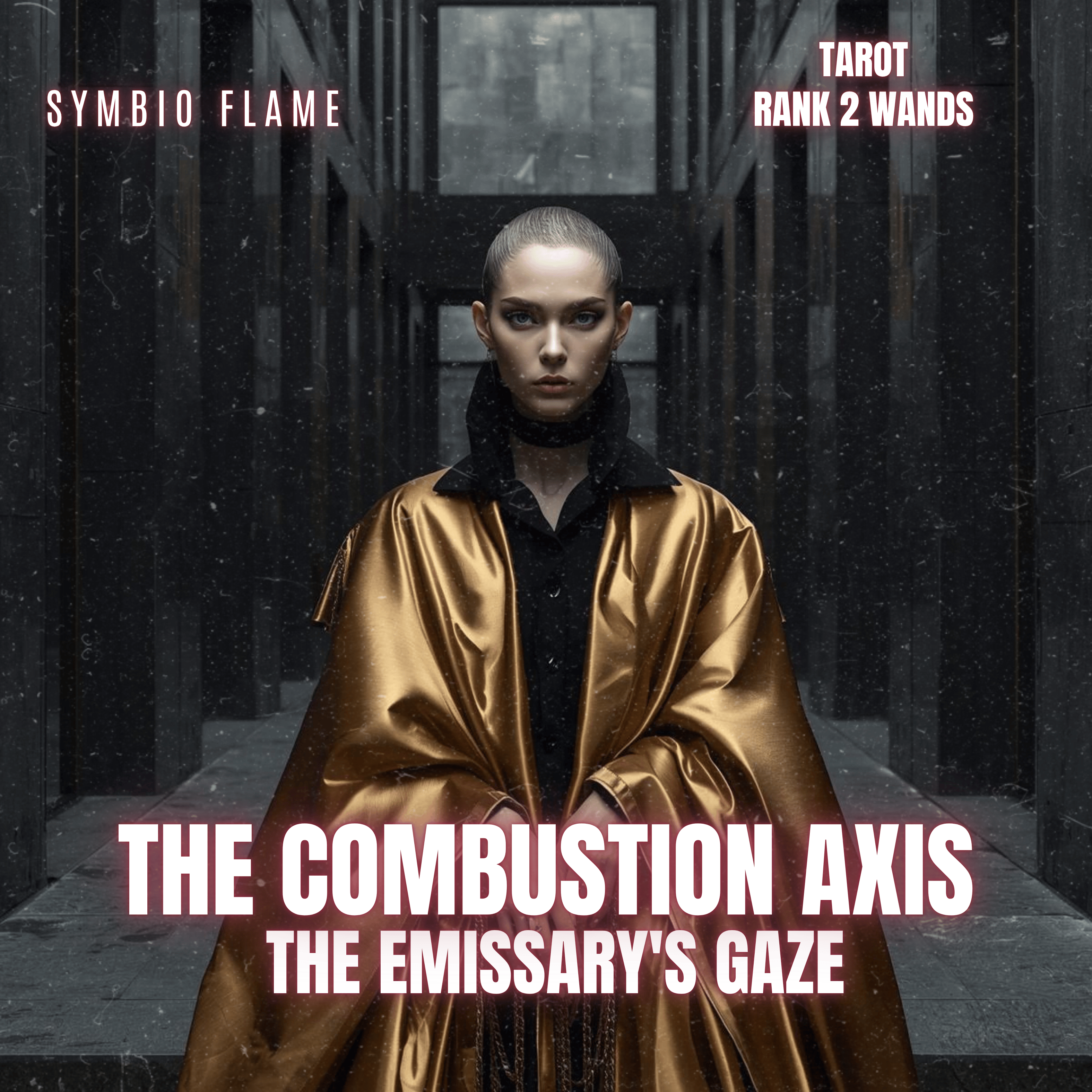 TAROT Rank 2 Wands - THE EMISSARY'S GAZE - THE COMBUSTION AXIS artwork